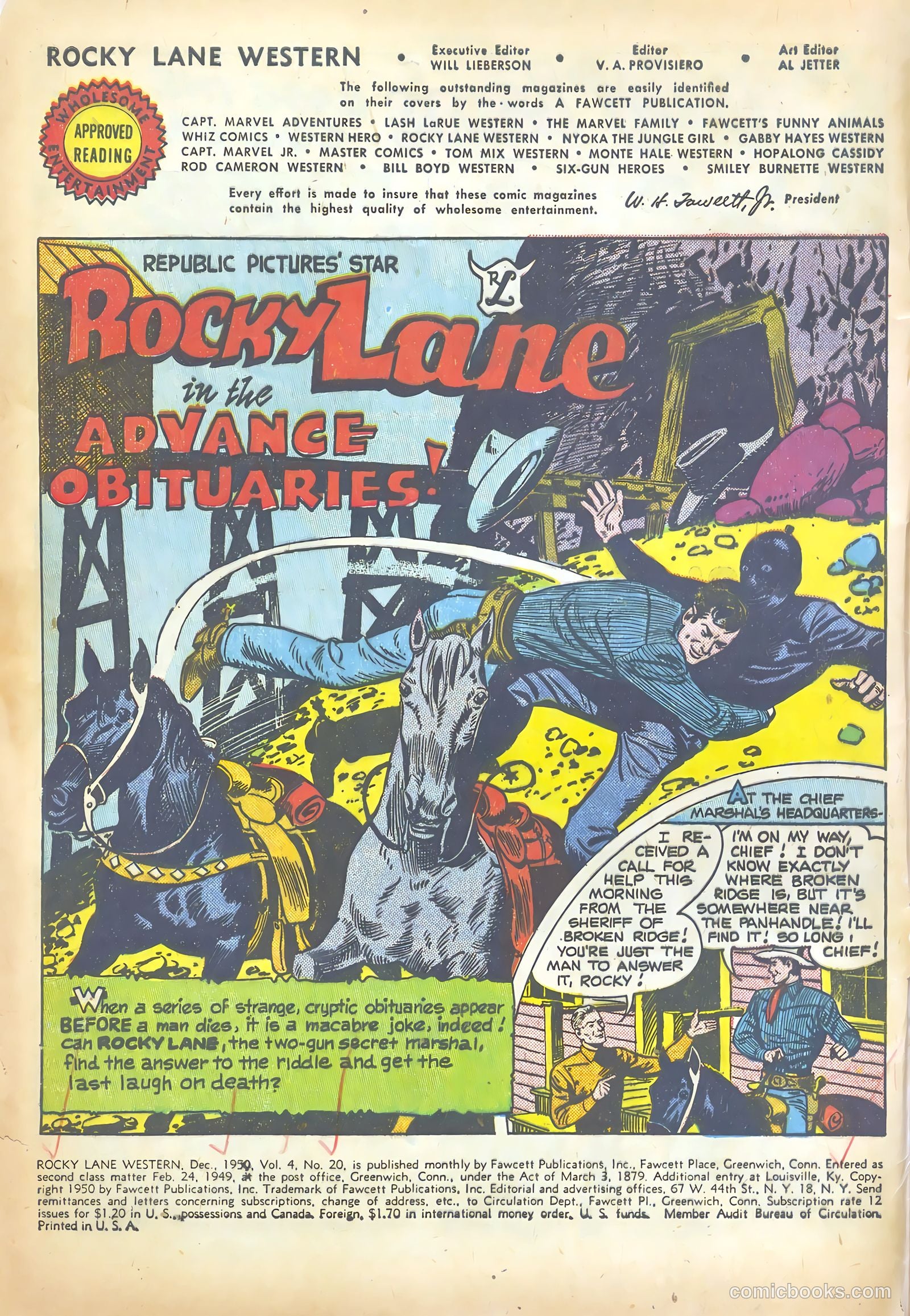Rocky Lane Western #20 — page 4 of 52