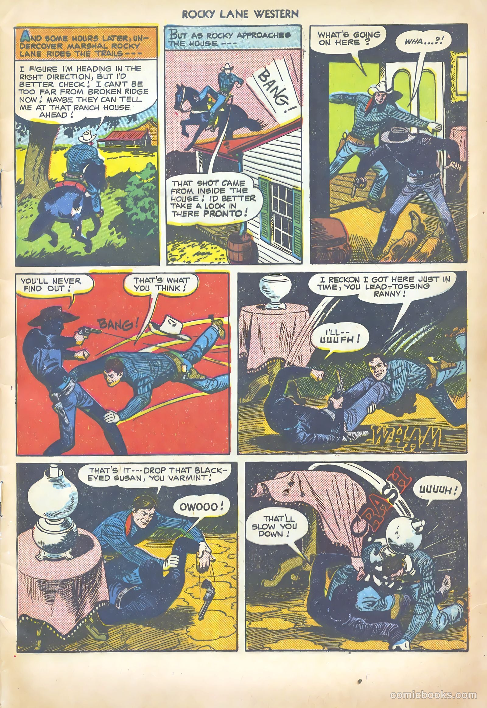 Rocky Lane Western #20 — page 5 of 52