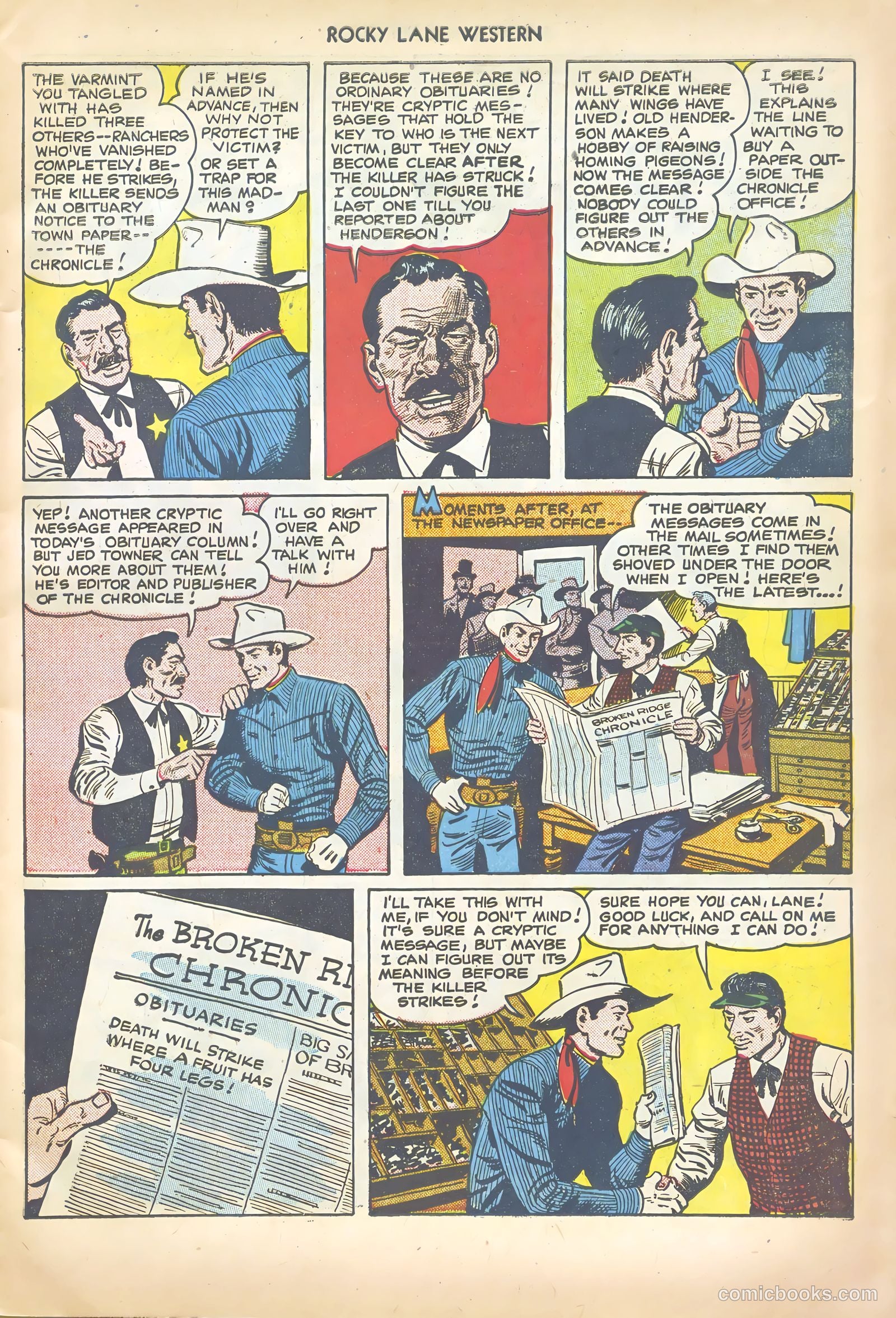 Rocky Lane Western #20 — page 7 of 52