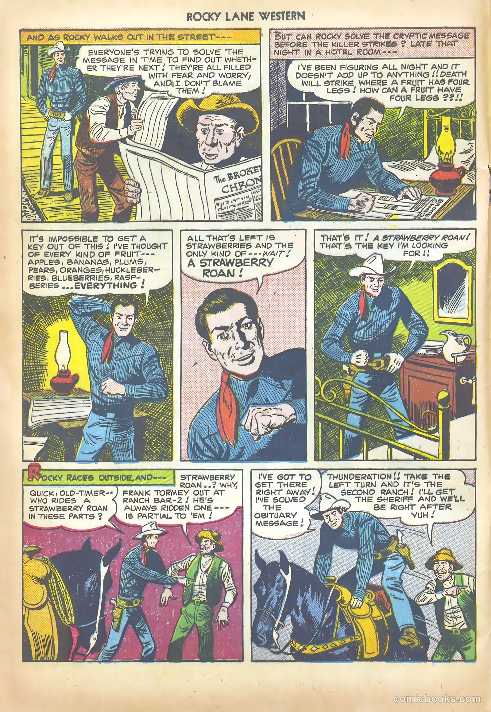 Rocky Lane Western #20 — page 8 of 52