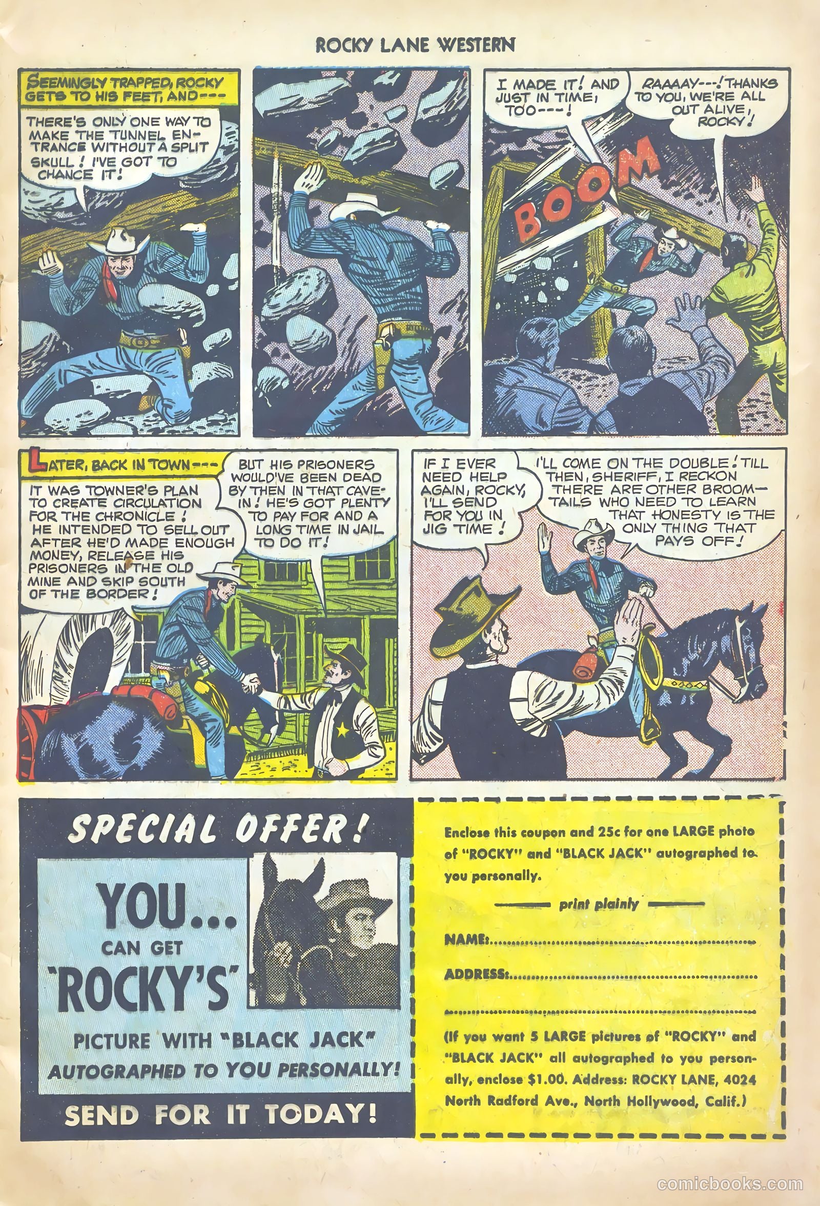 Rocky Lane Western #20 — page 13 of 52