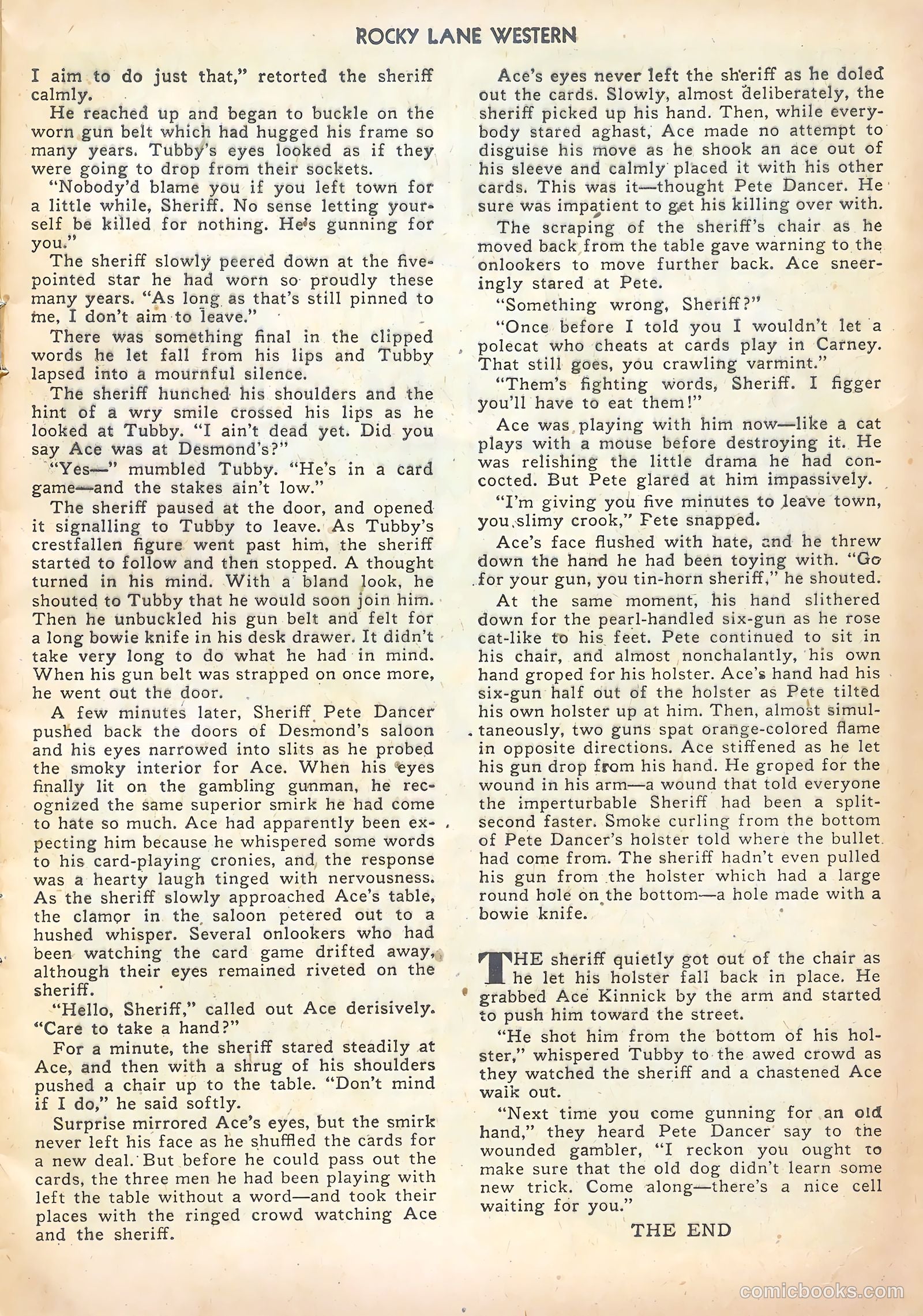 Rocky Lane Western #20 — page 17 of 52