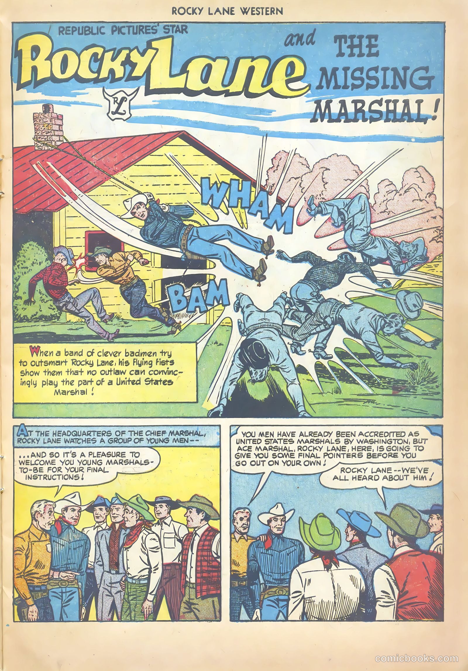 Rocky Lane Western #20 — page 19 of 52