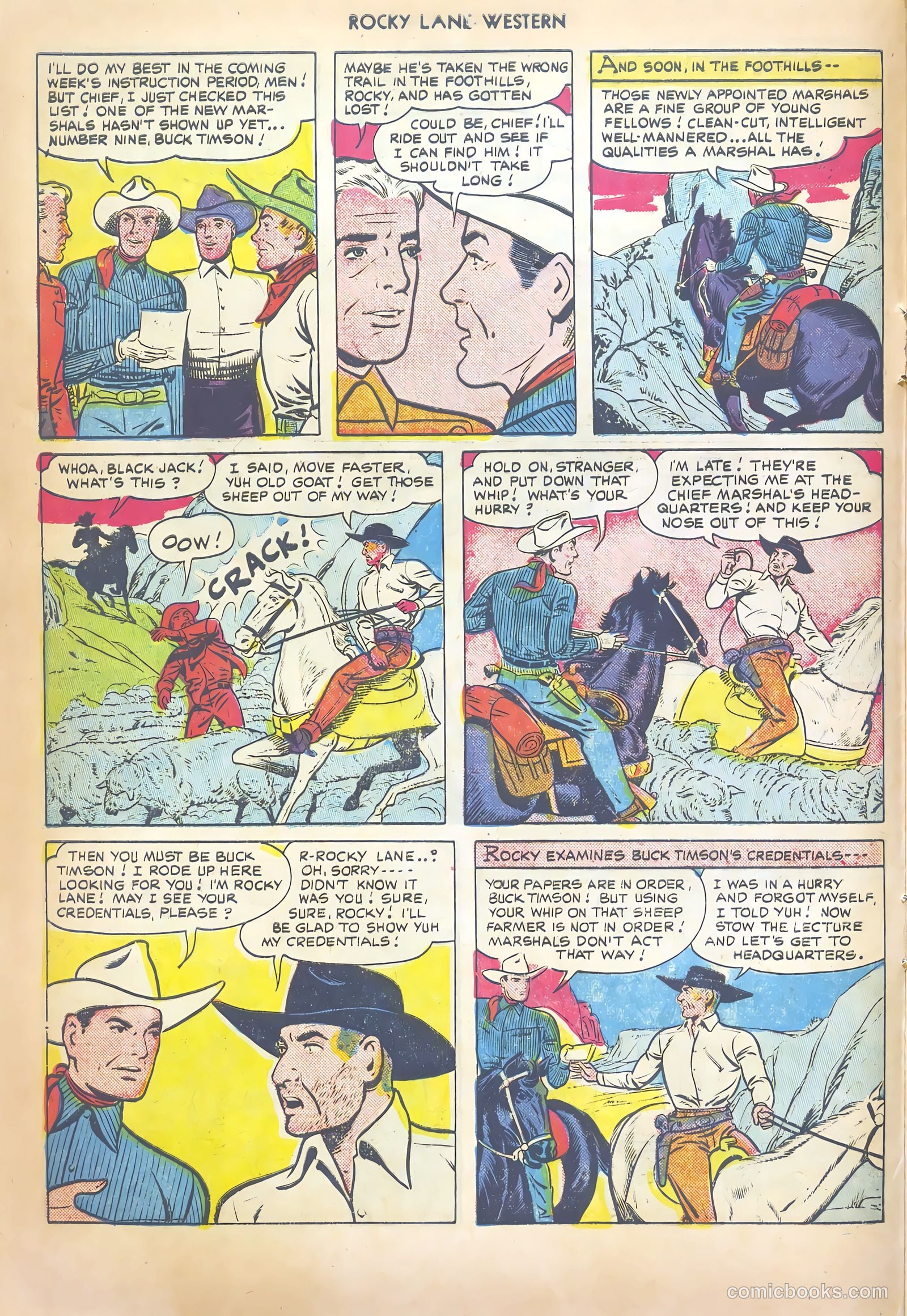 Rocky Lane Western #20 — page 20 of 52