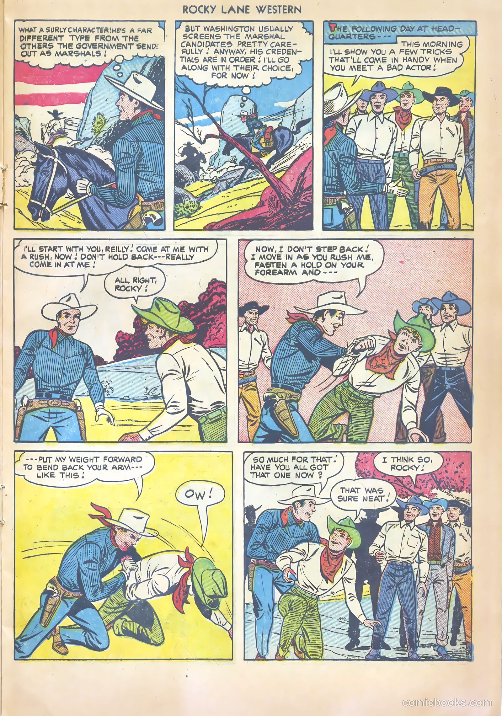 Rocky Lane Western #20 — page 21 of 52
