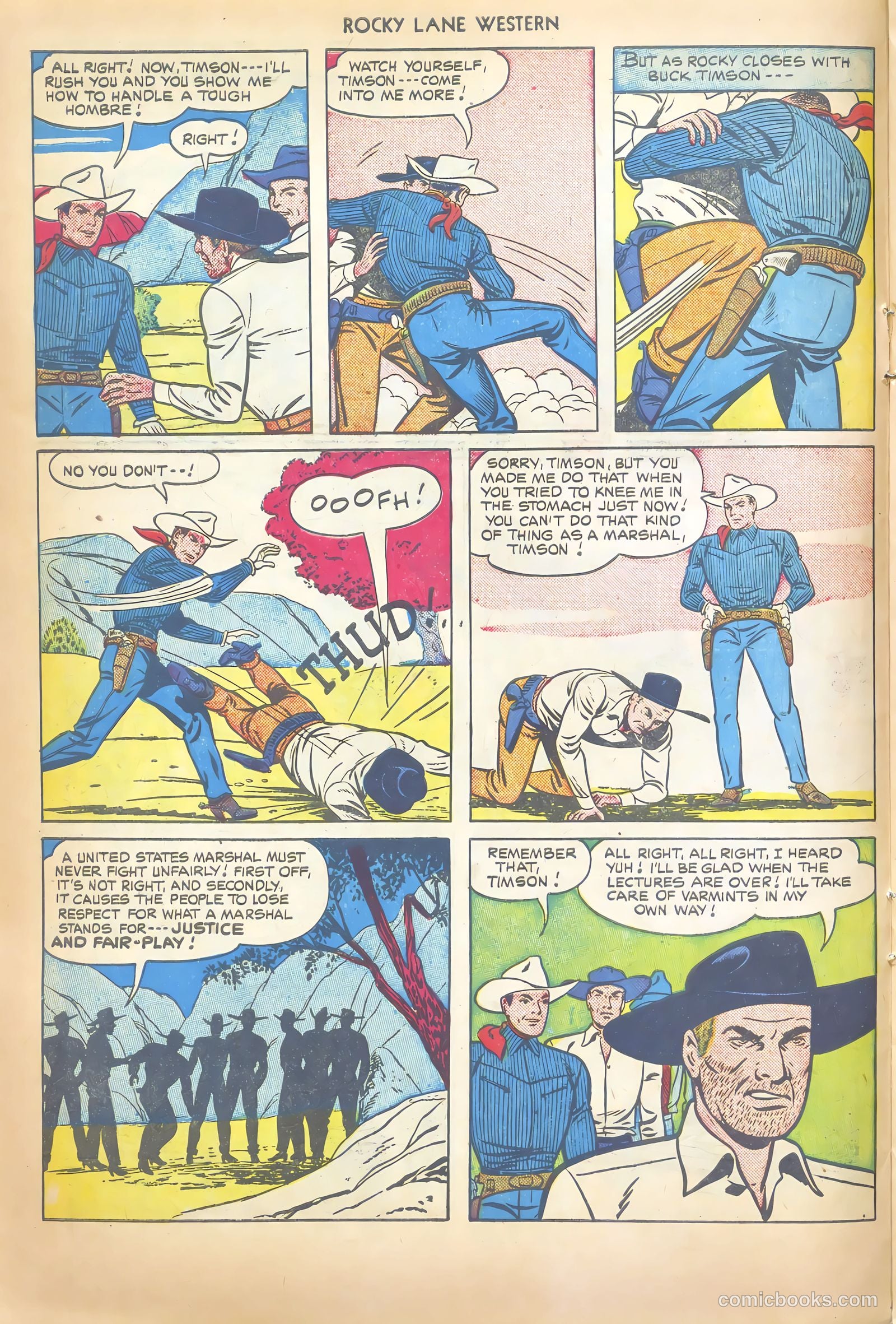 Rocky Lane Western #20 — page 22 of 52