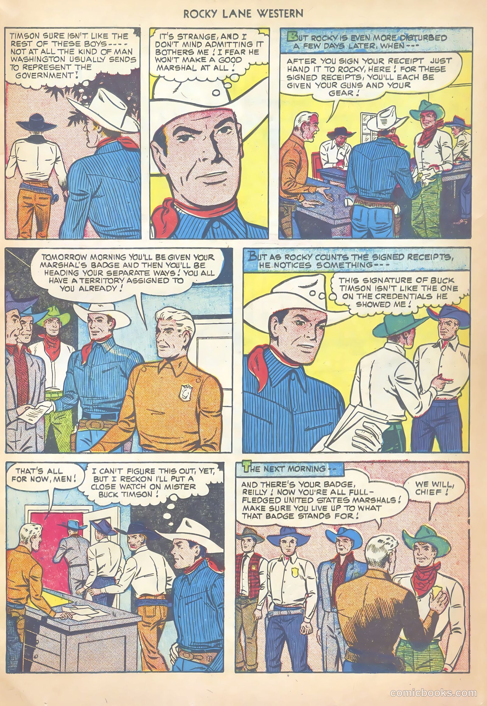 Rocky Lane Western #20 — page 23 of 52