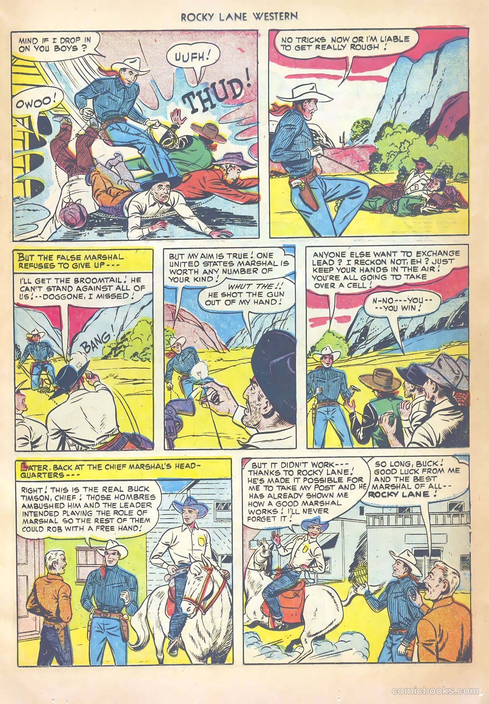 Rocky Lane Western #20 — page 25 of 52