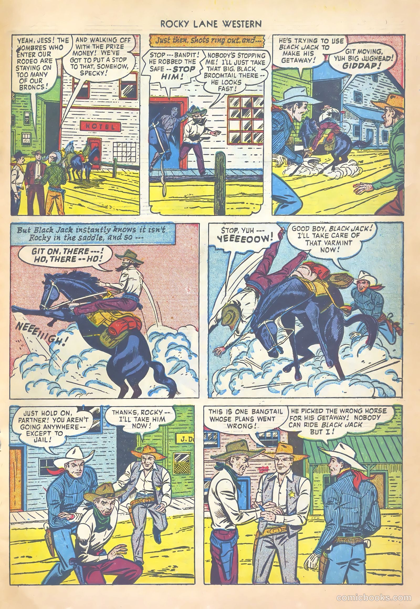 Rocky Lane Western #20 — page 27 of 52