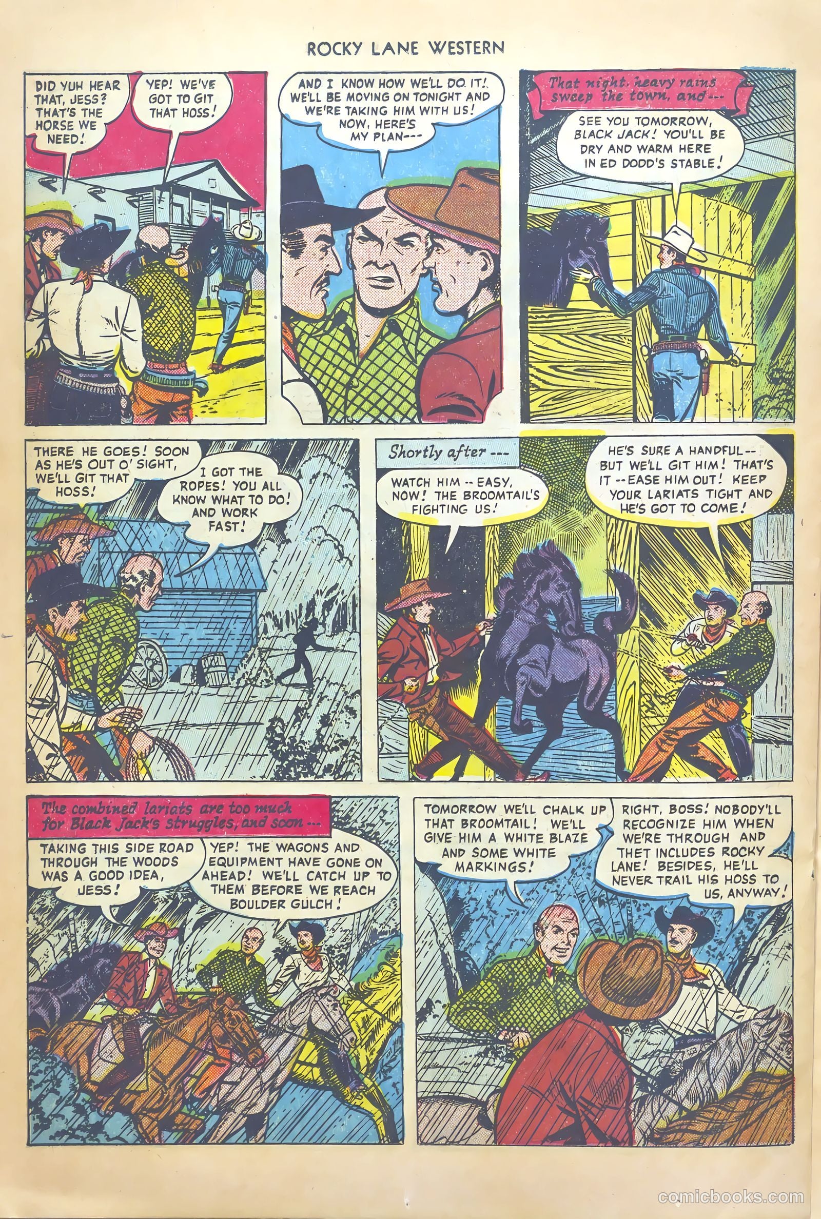 Rocky Lane Western #20 — page 28 of 52