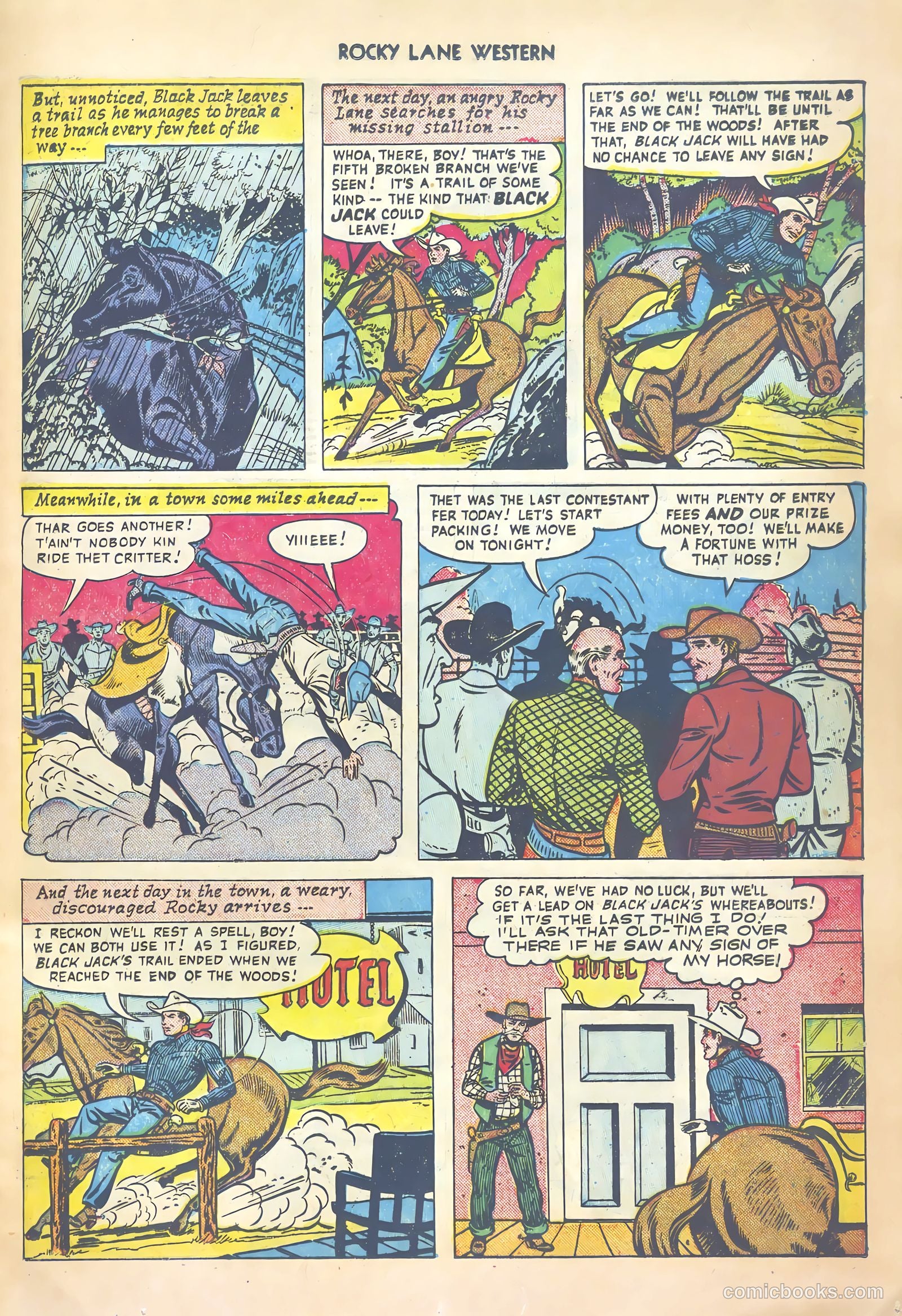 Rocky Lane Western #20 — page 29 of 52