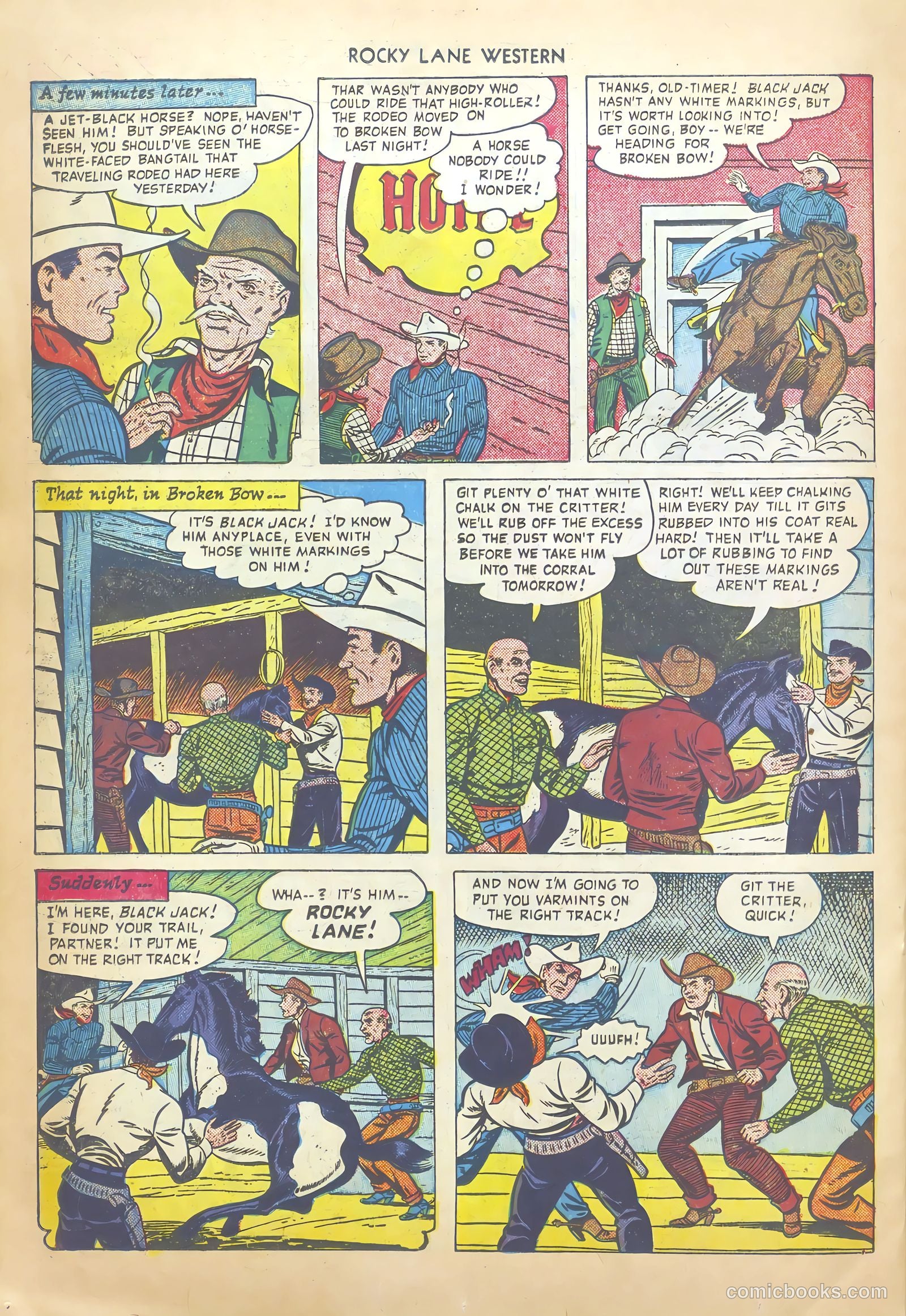 Rocky Lane Western #20 — page 30 of 52