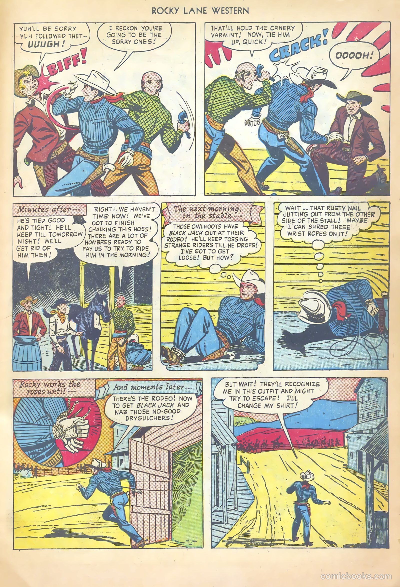 Rocky Lane Western #20 — page 31 of 52