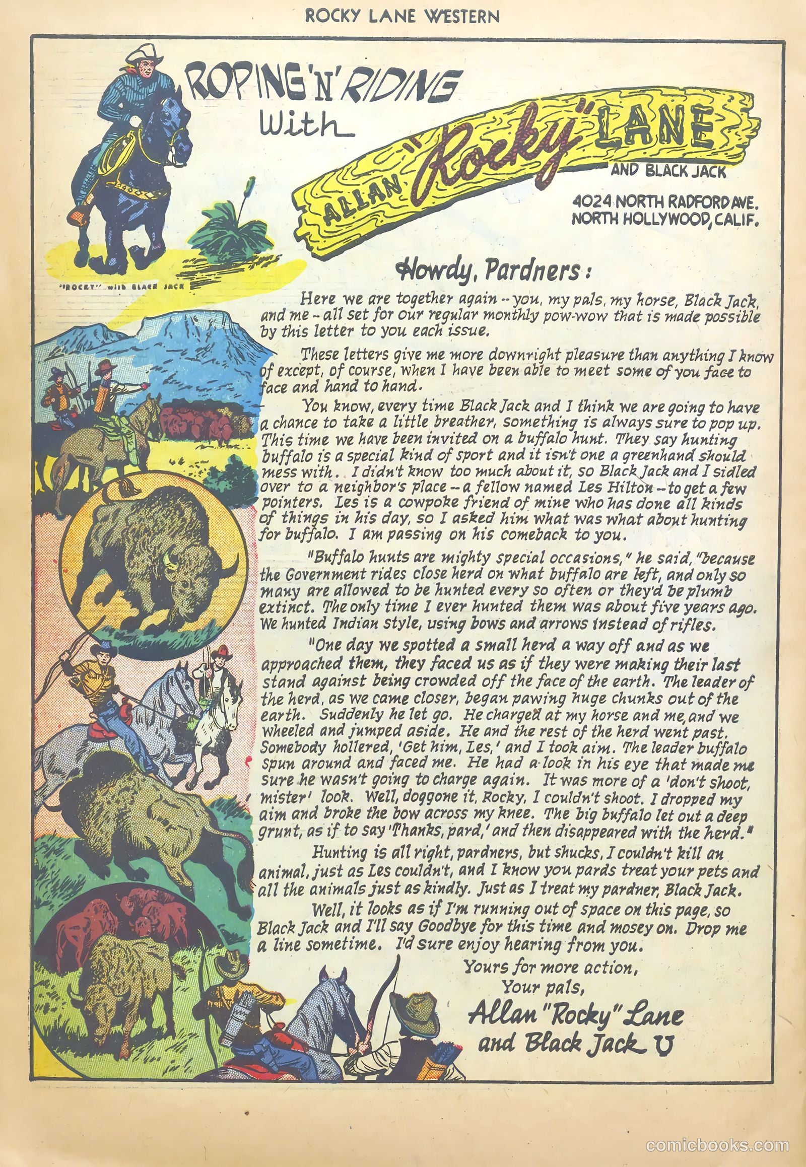 Rocky Lane Western #20 — page 34 of 52