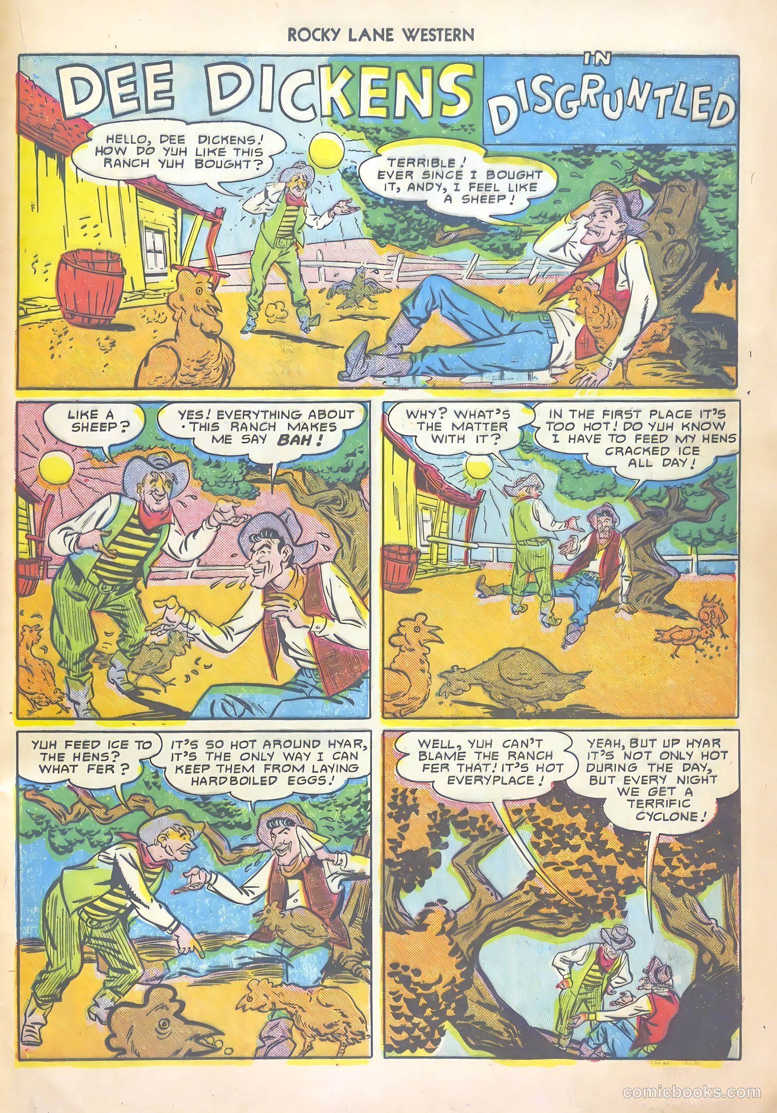 Rocky Lane Western #20 — page 36 of 52