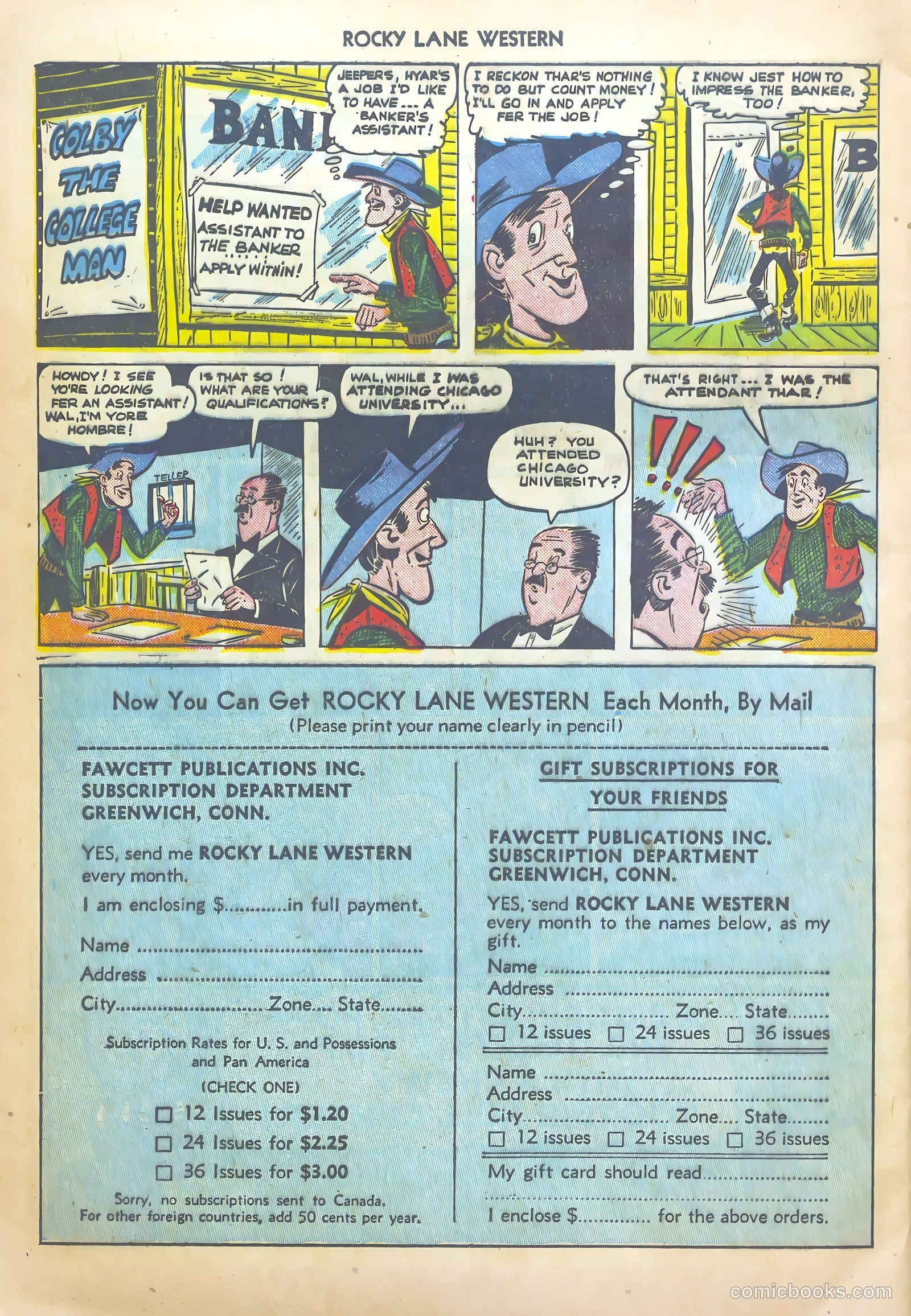 Rocky Lane Western #20 — page 37 of 52