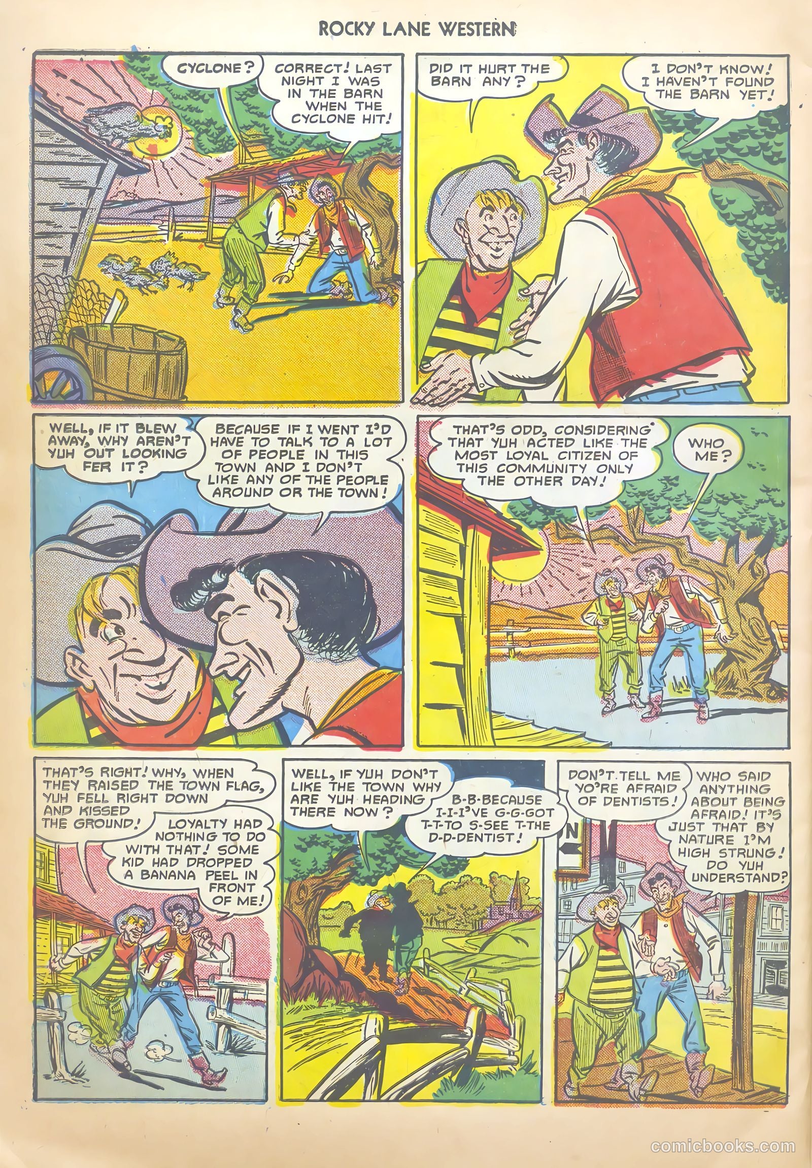 Rocky Lane Western #20 — page 38 of 52