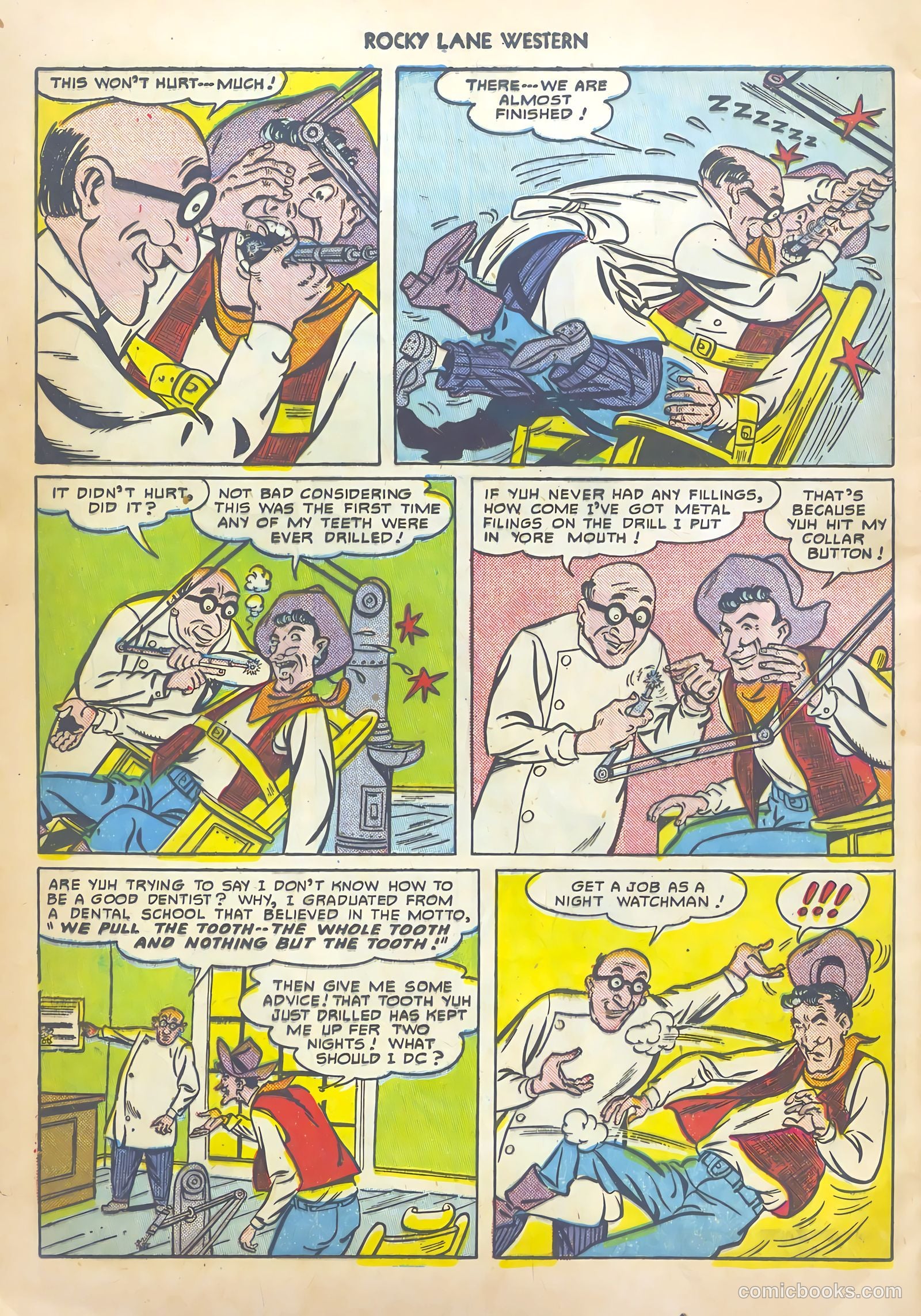 Rocky Lane Western #20 — page 40 of 52