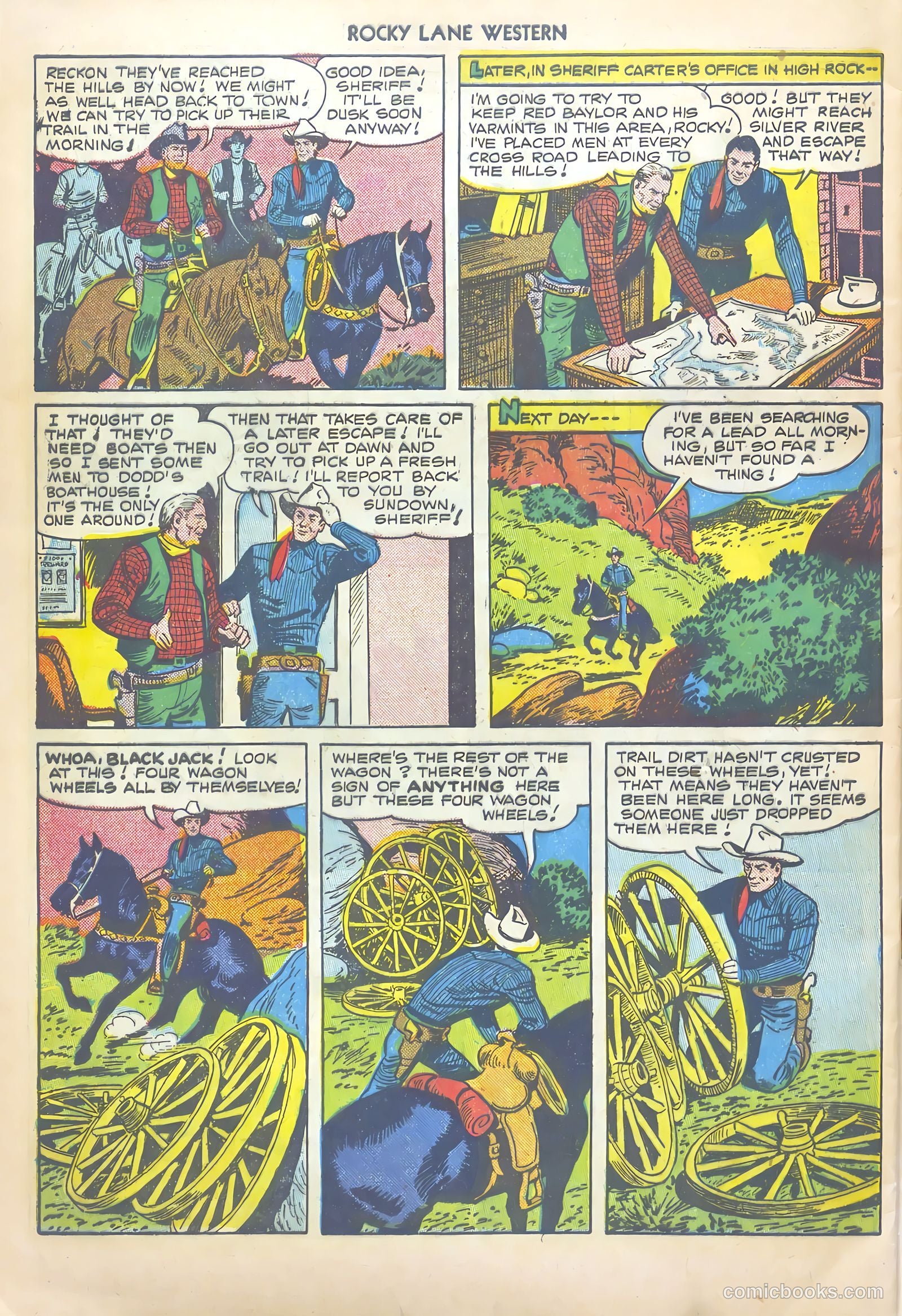Rocky Lane Western #20 — page 44 of 52