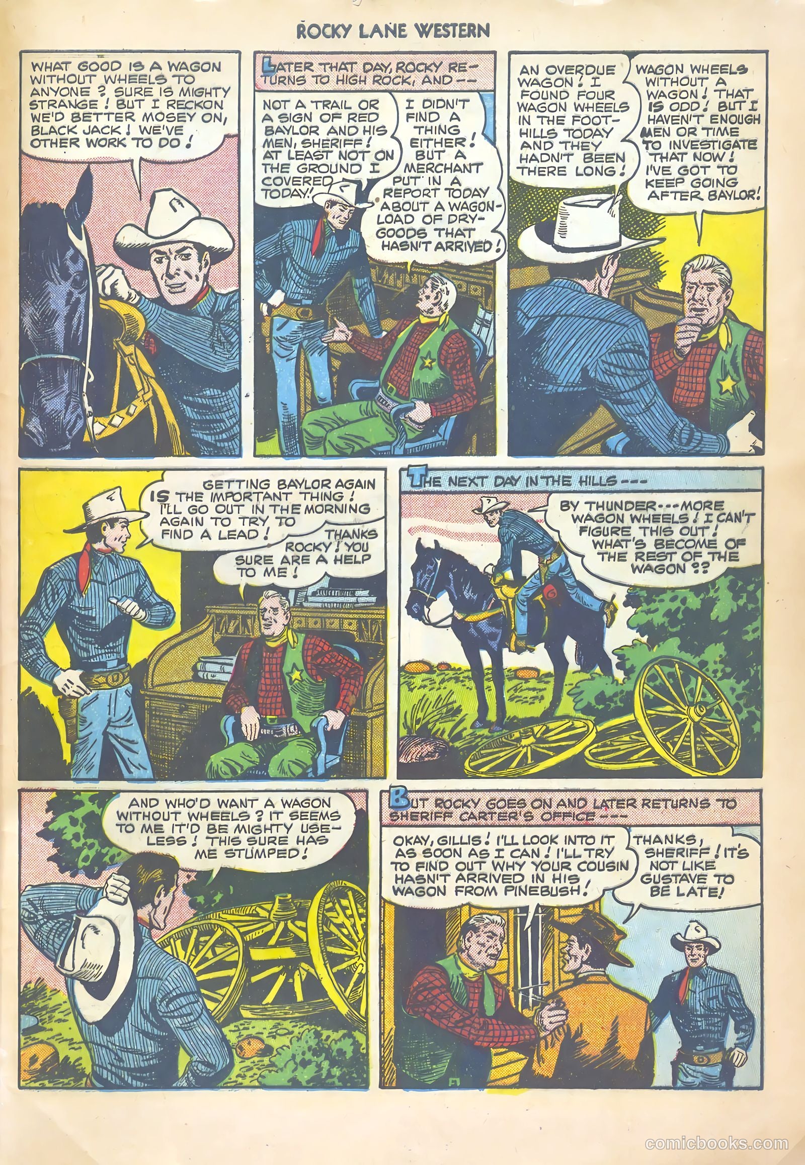Rocky Lane Western #20 — page 45 of 52