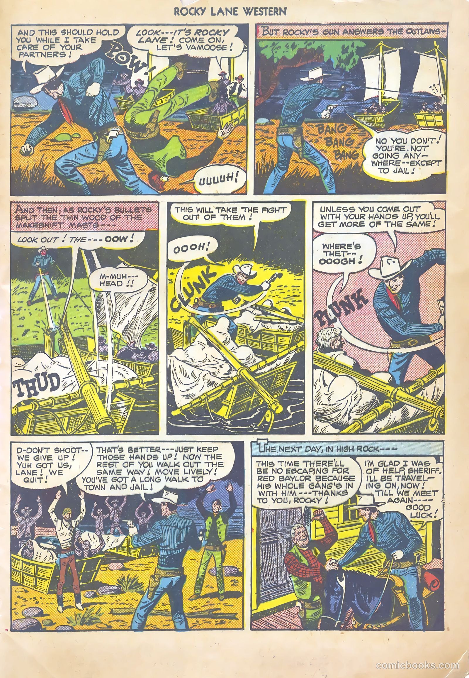 Rocky Lane Western #20 — page 49 of 52