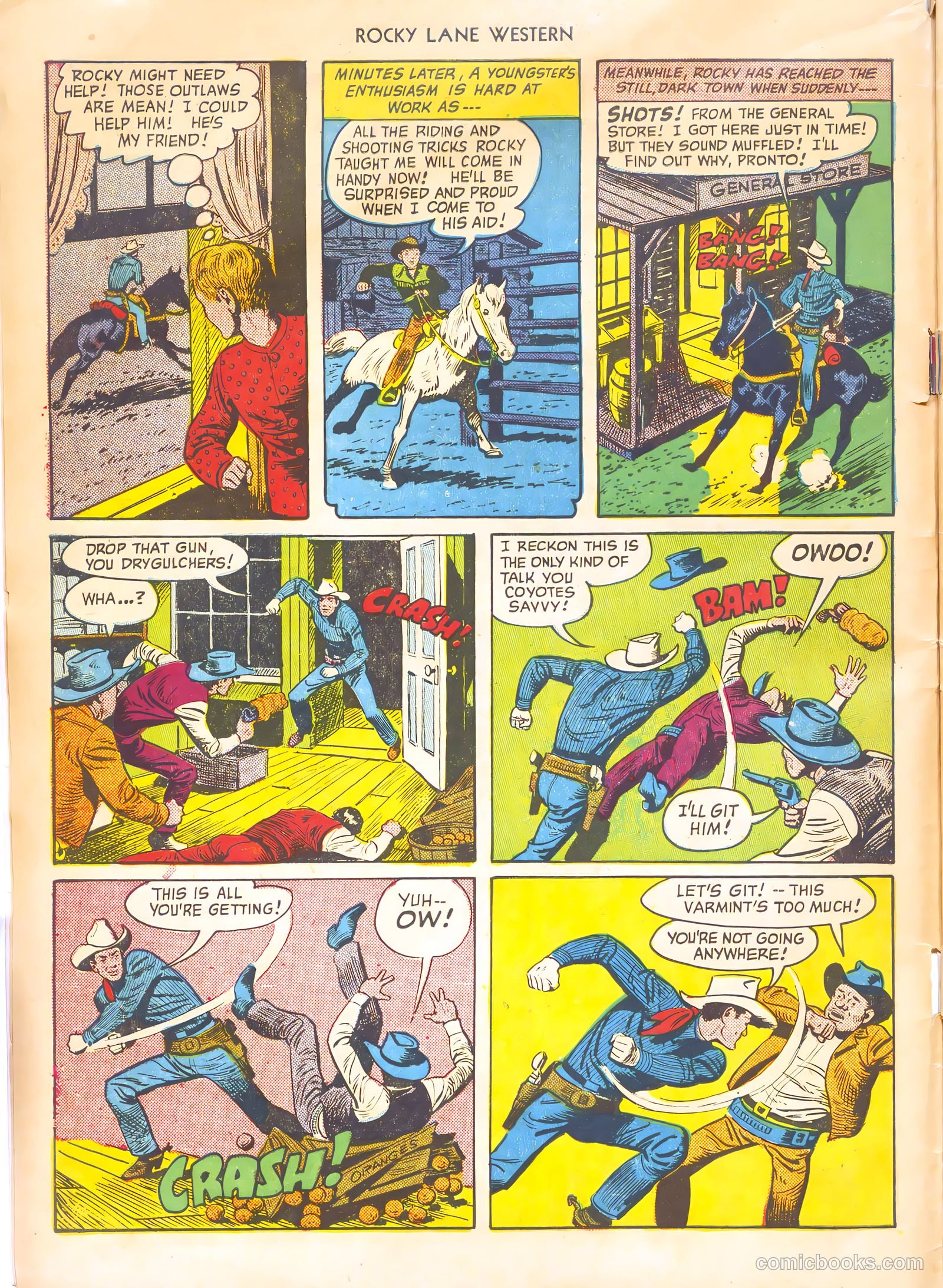 Rocky Lane Western #21 — page 6 of 52