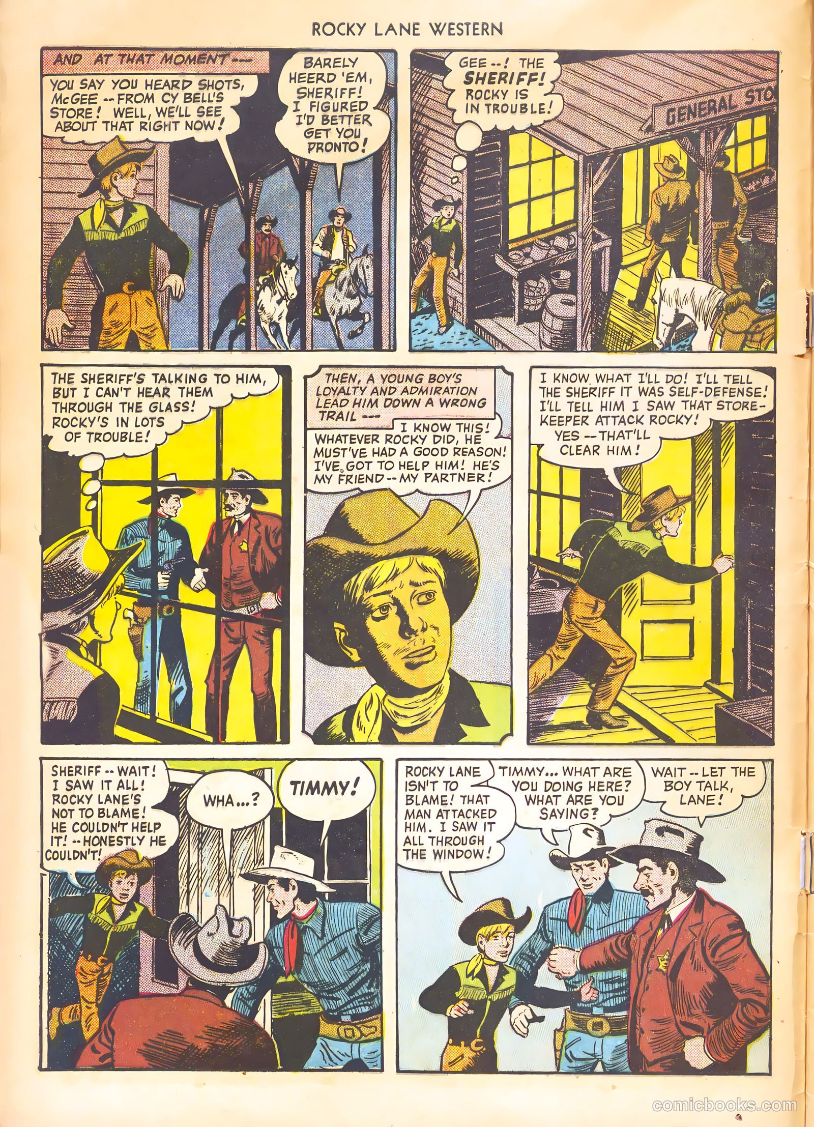 Rocky Lane Western #21 — page 8 of 52
