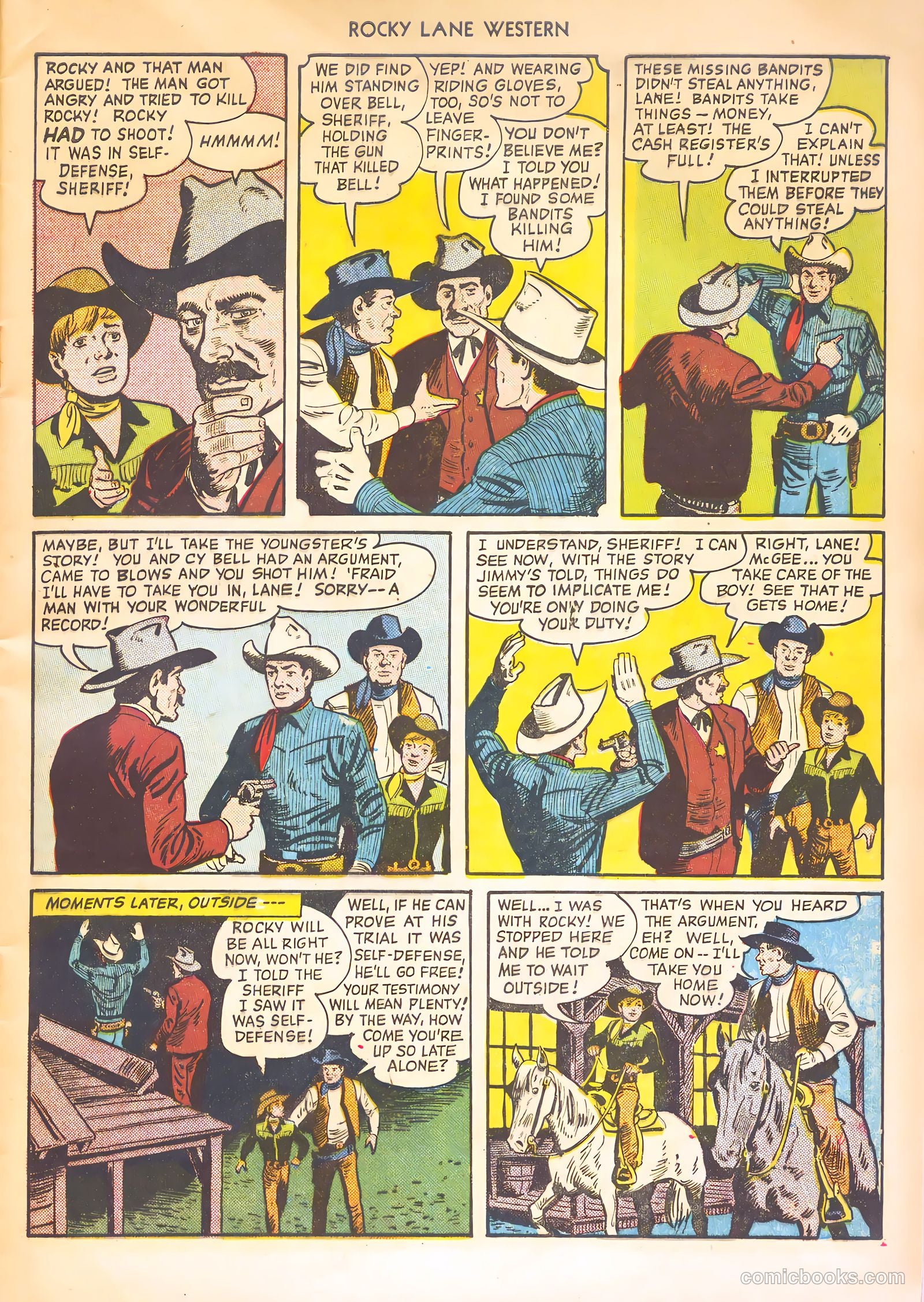 Rocky Lane Western #21 — page 9 of 52