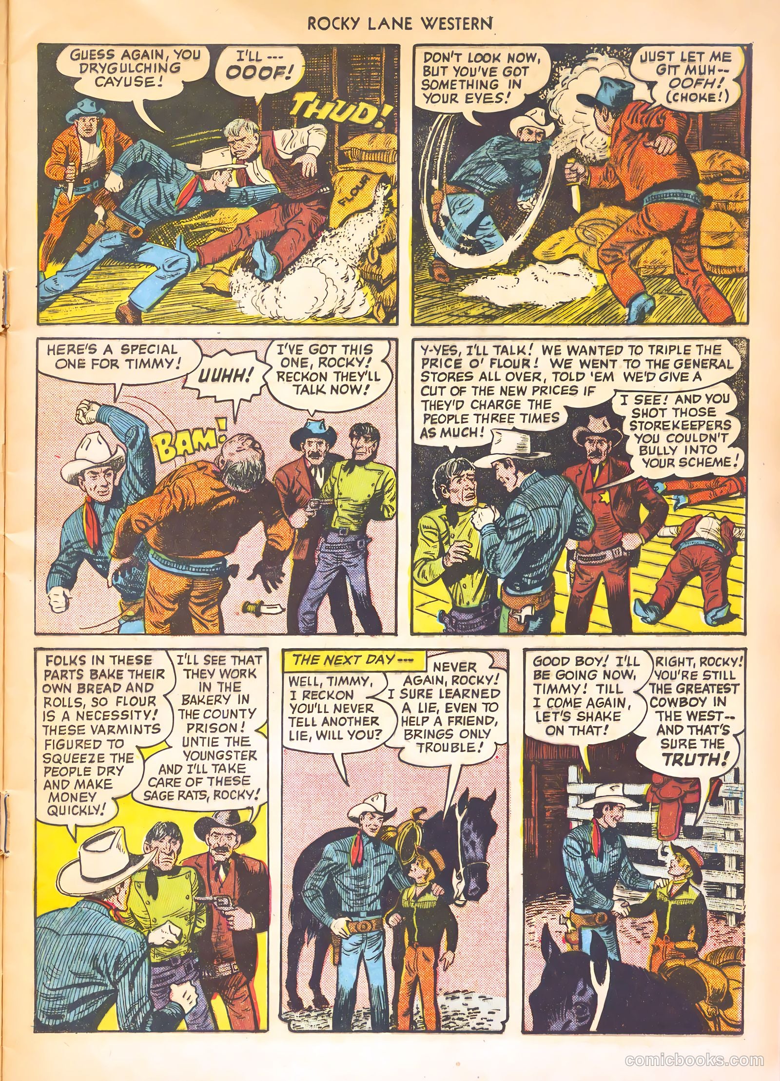 Rocky Lane Western #21 — page 13 of 52