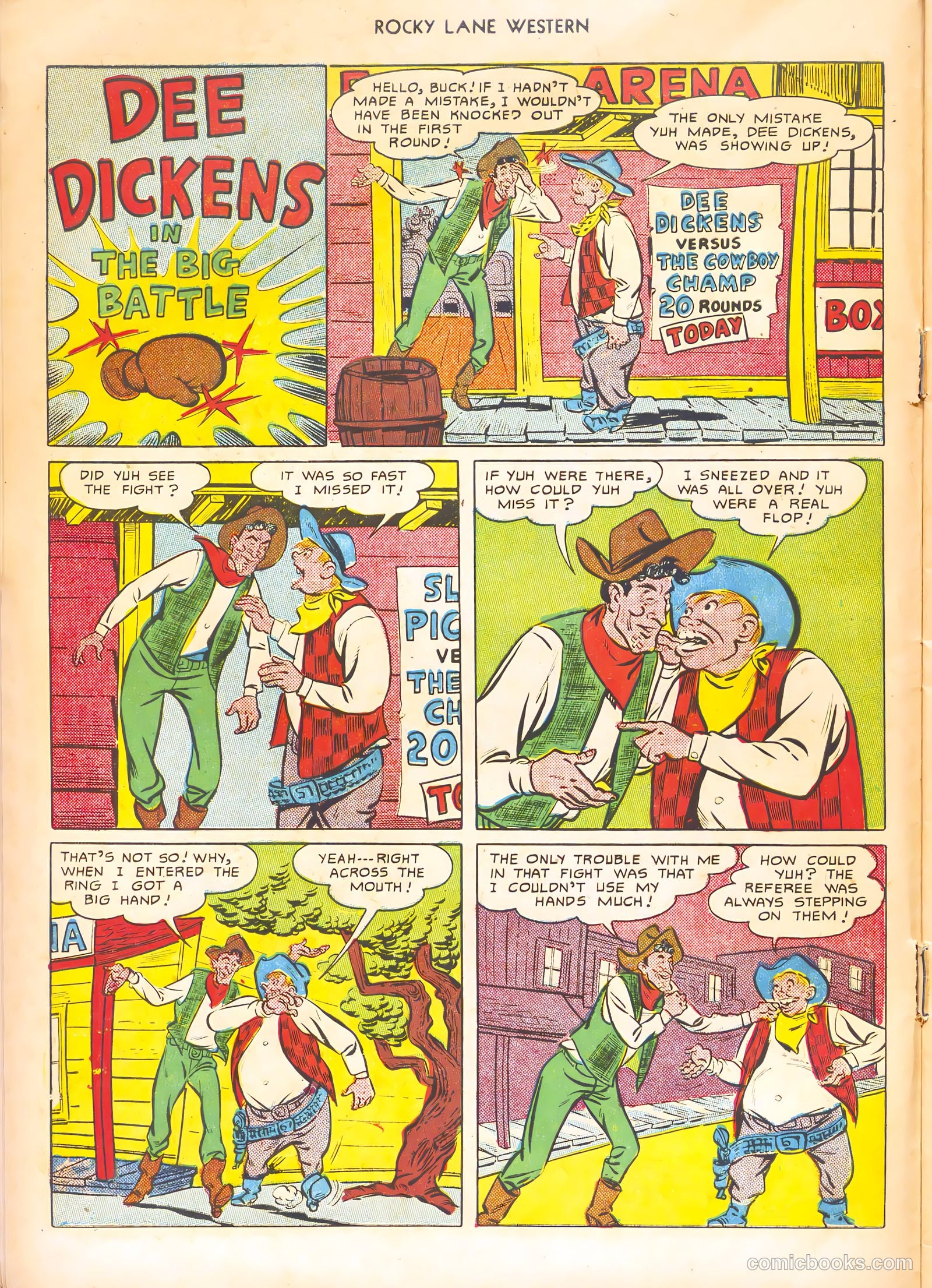 Rocky Lane Western #21 — page 14 of 52