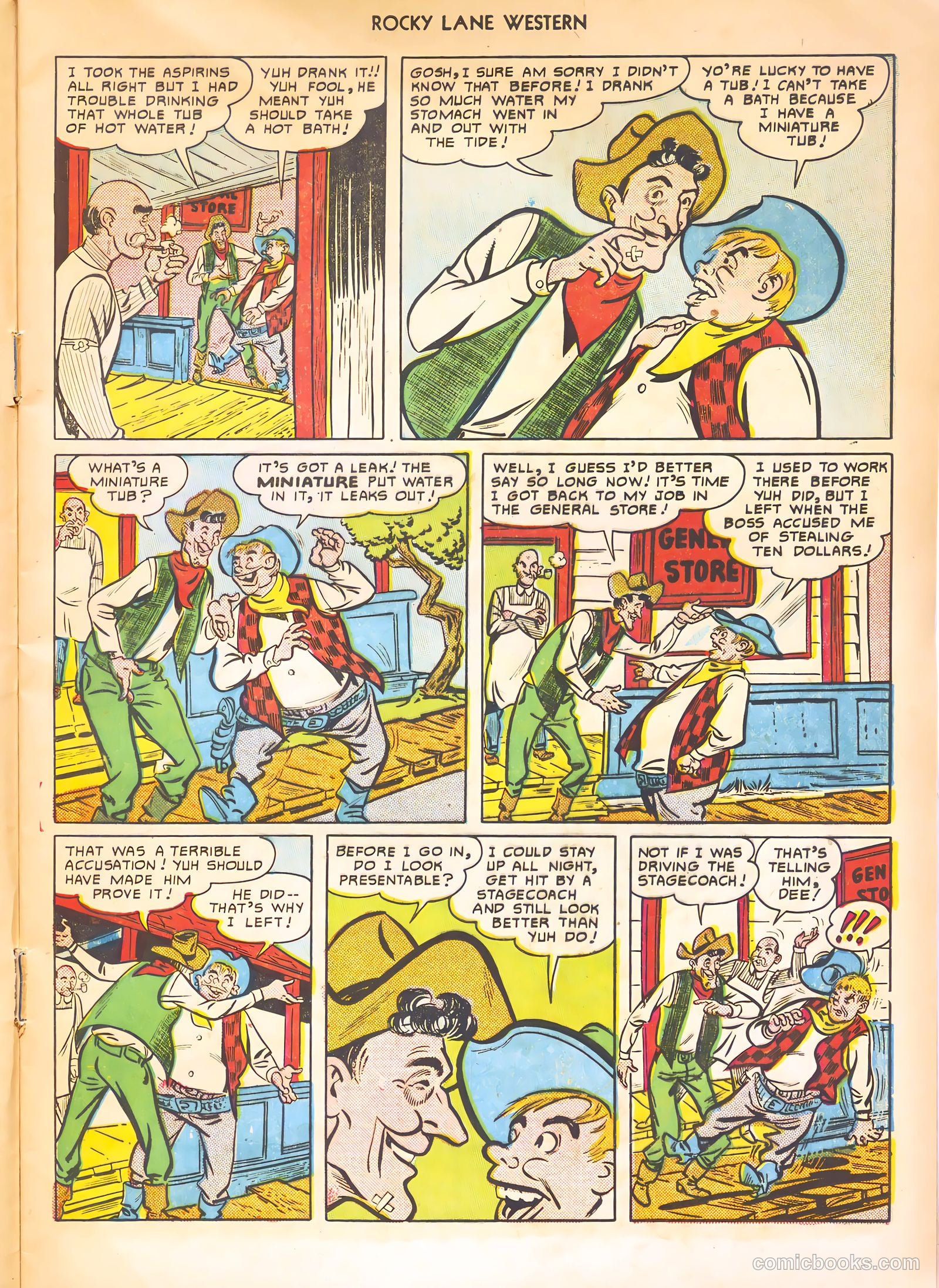 Rocky Lane Western #21 — page 17 of 52