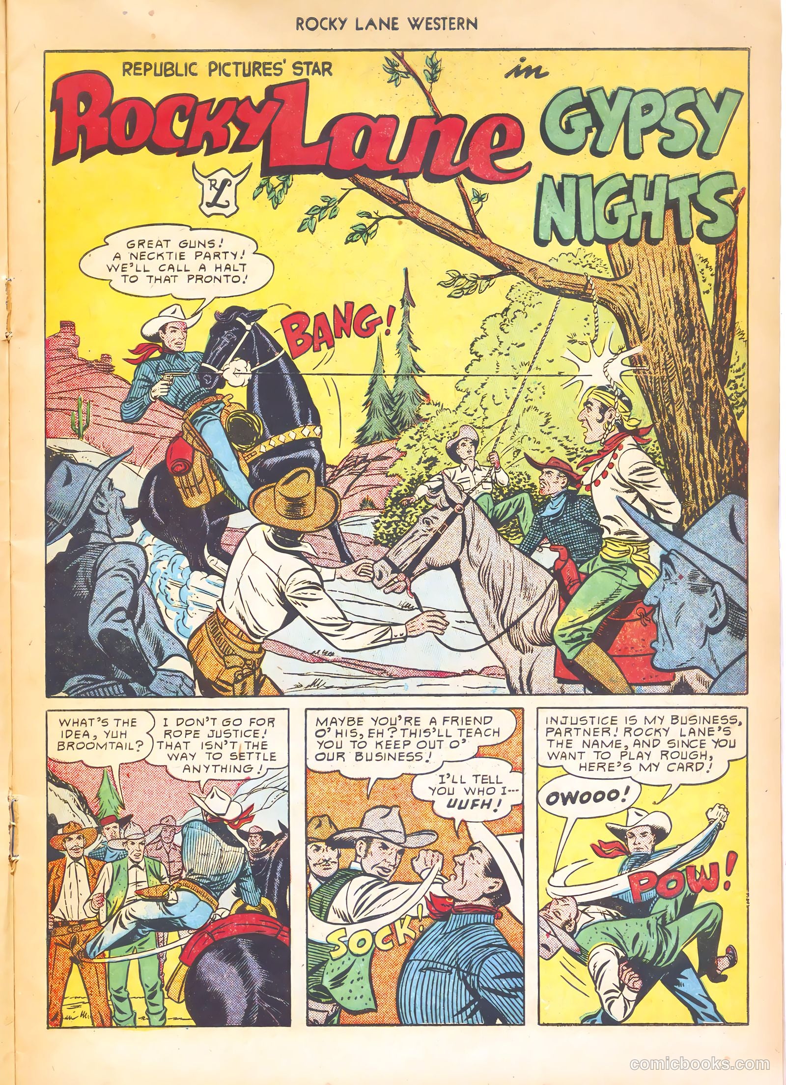 Rocky Lane Western #21 — page 19 of 52