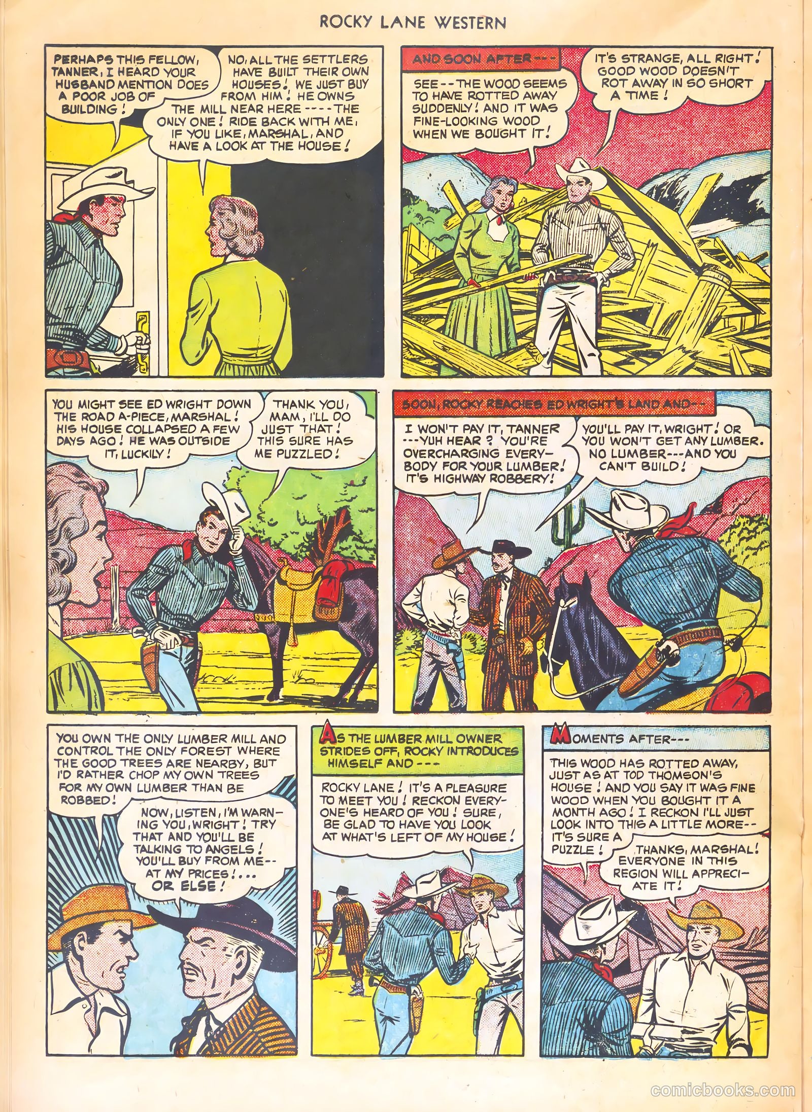 Rocky Lane Western #21 — page 28 of 52