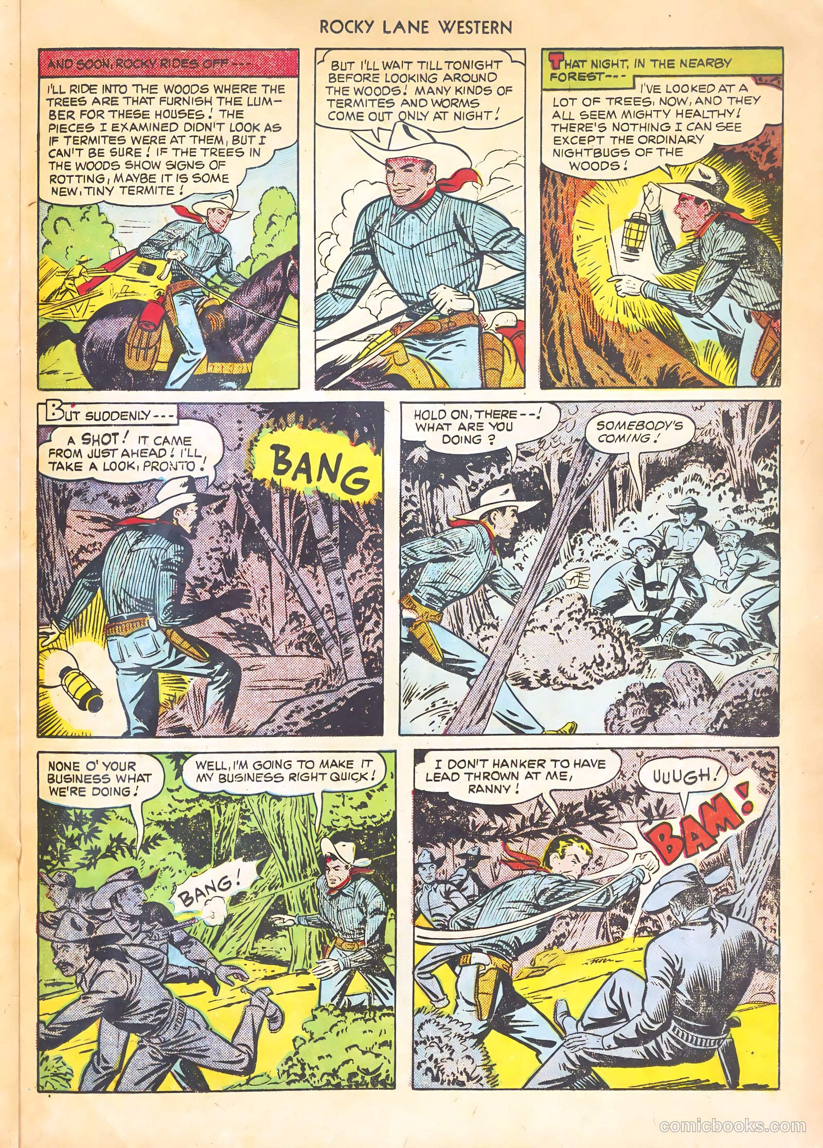 Rocky Lane Western #21 — page 29 of 52
