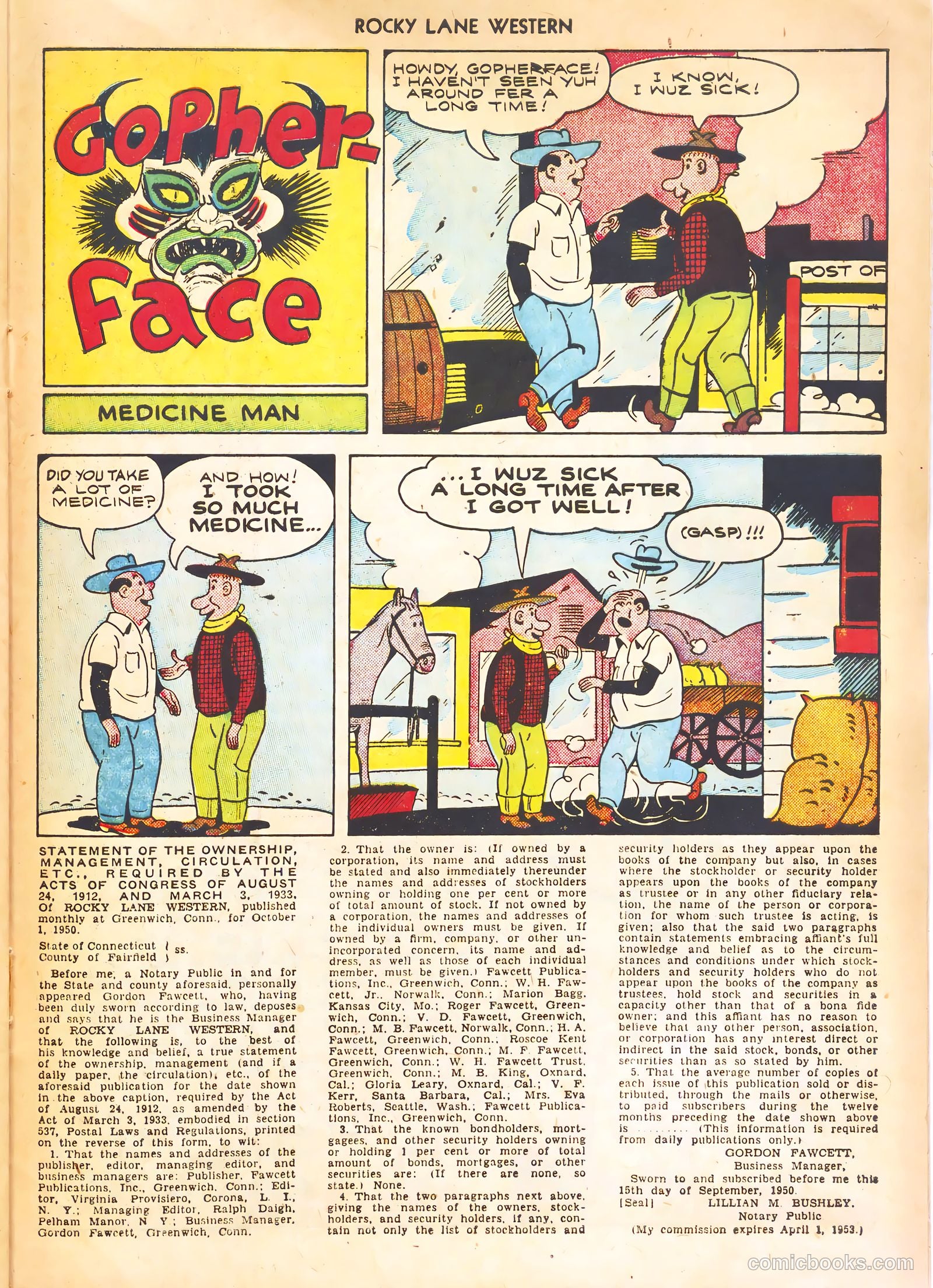 Rocky Lane Western #21 — page 33 of 52