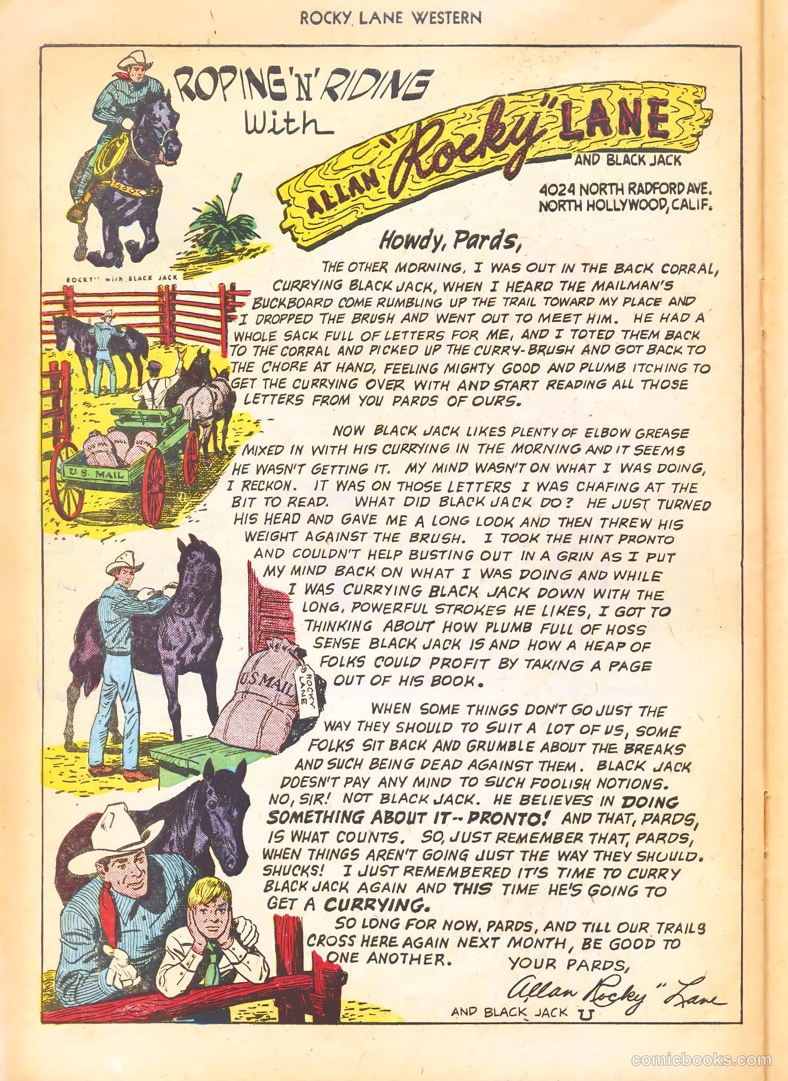 Rocky Lane Western #21 — page 34 of 52