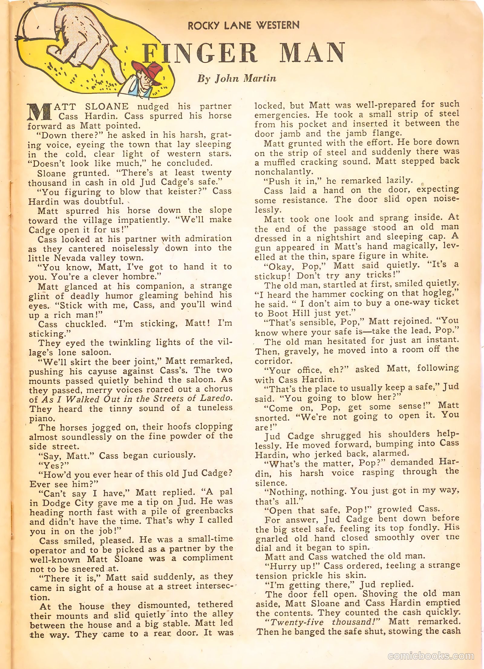 Rocky Lane Western #21 — page 37 of 52