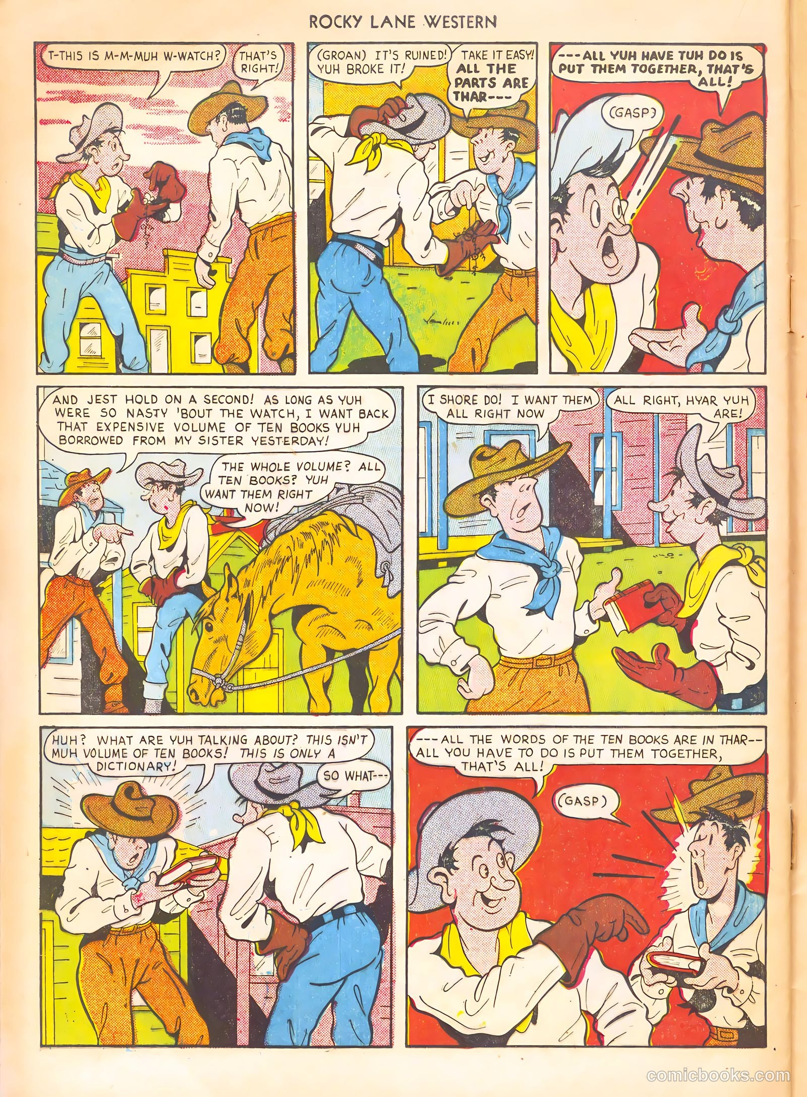 Rocky Lane Western #21 — page 40 of 52