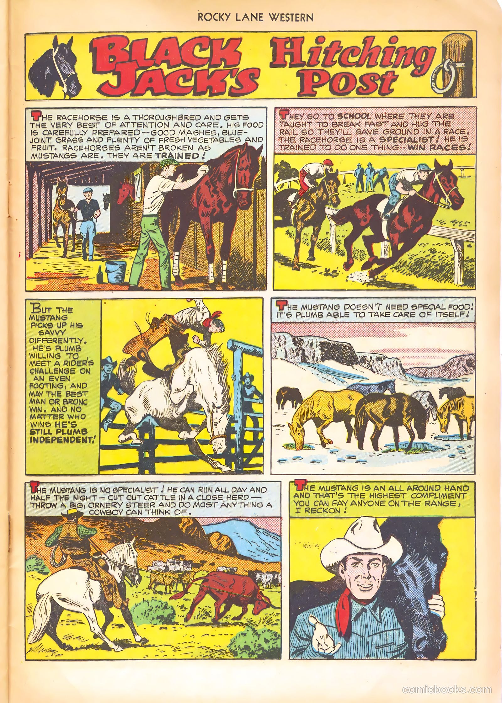 Rocky Lane Western #21 — page 41 of 52