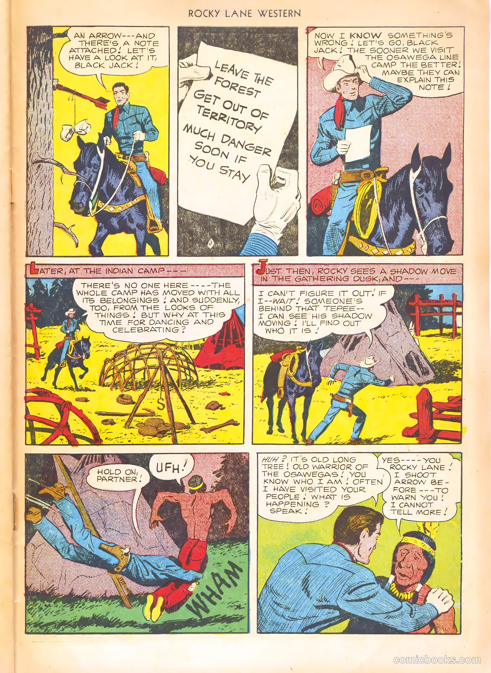 Rocky Lane Western #21 — page 43 of 52