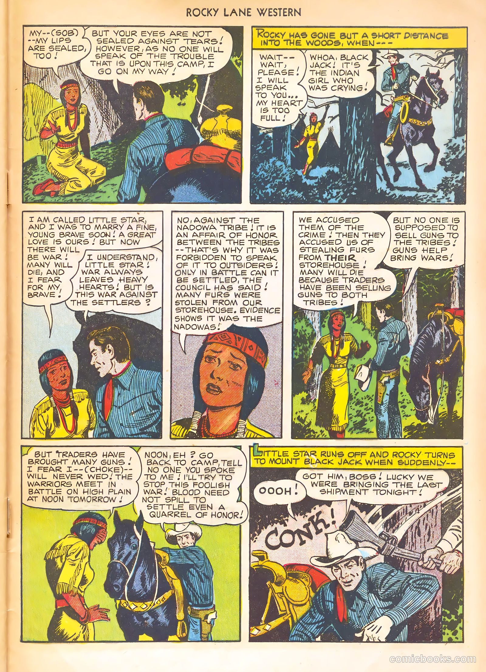 Rocky Lane Western #21 — page 45 of 52
