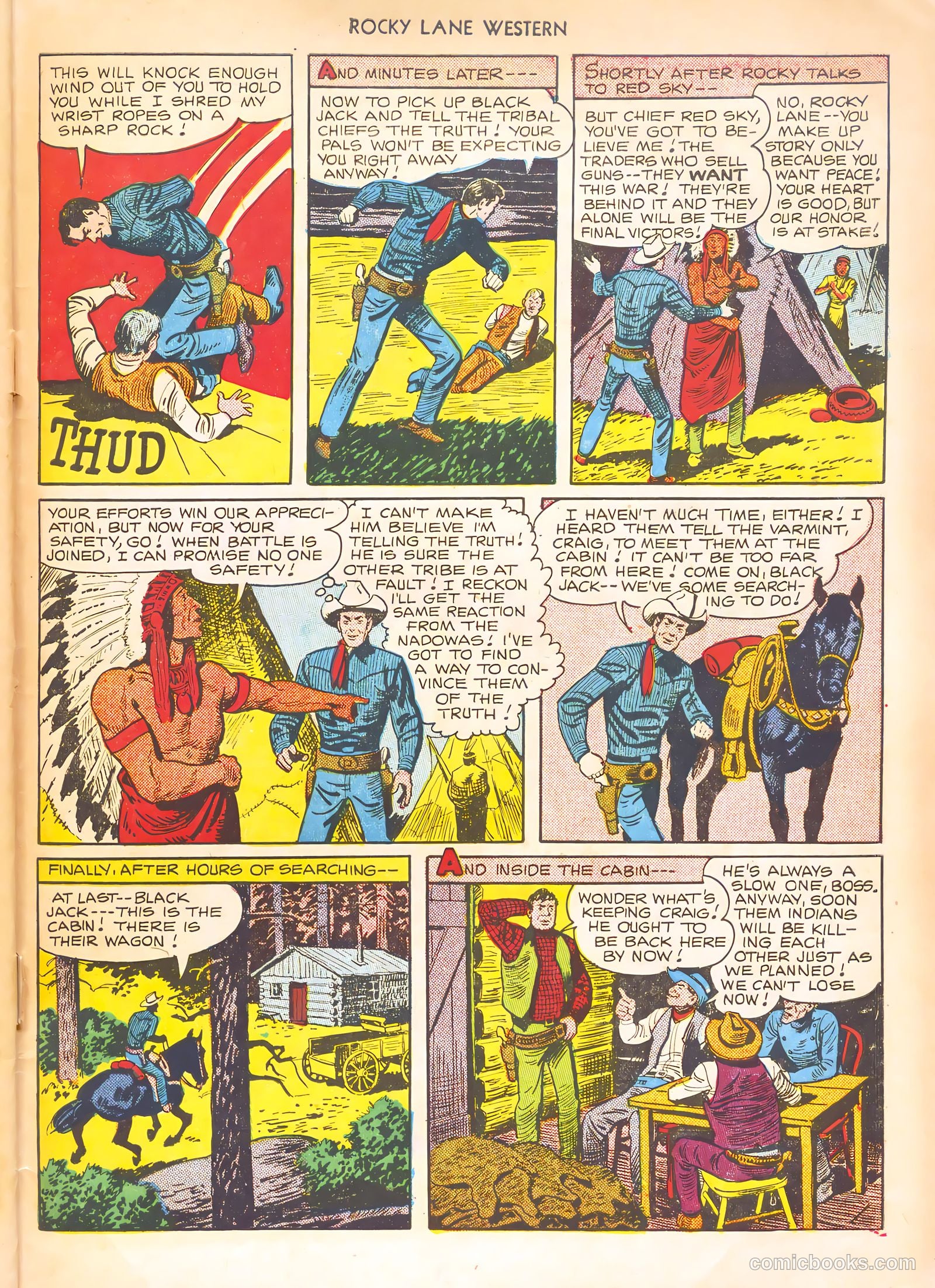 Rocky Lane Western #21 — page 47 of 52
