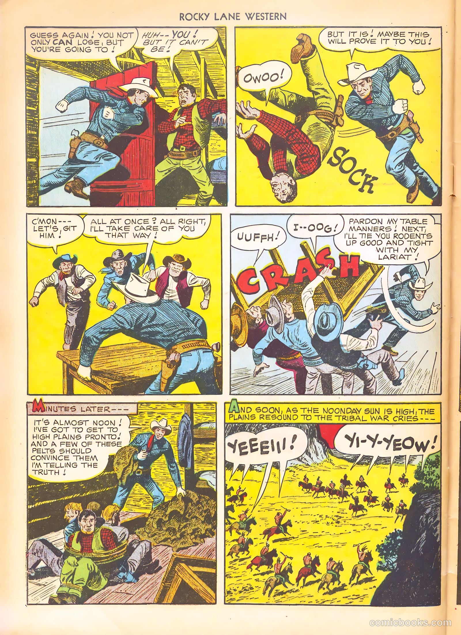 Rocky Lane Western #21 — page 48 of 52