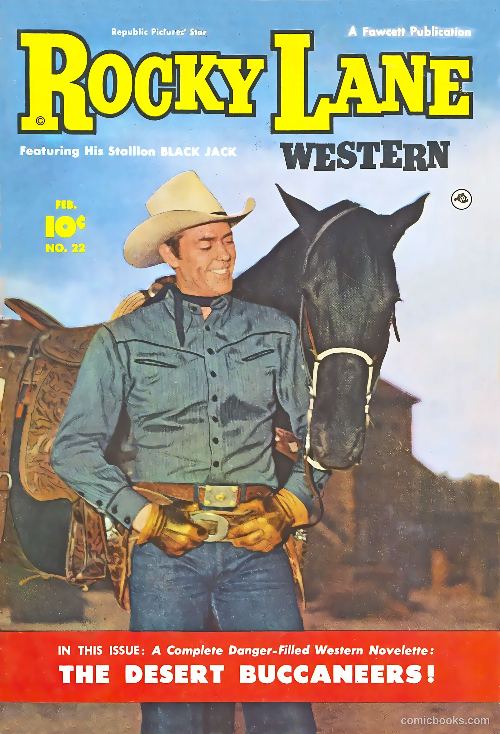 Rocky Lane Western #22 — page 1 of 36