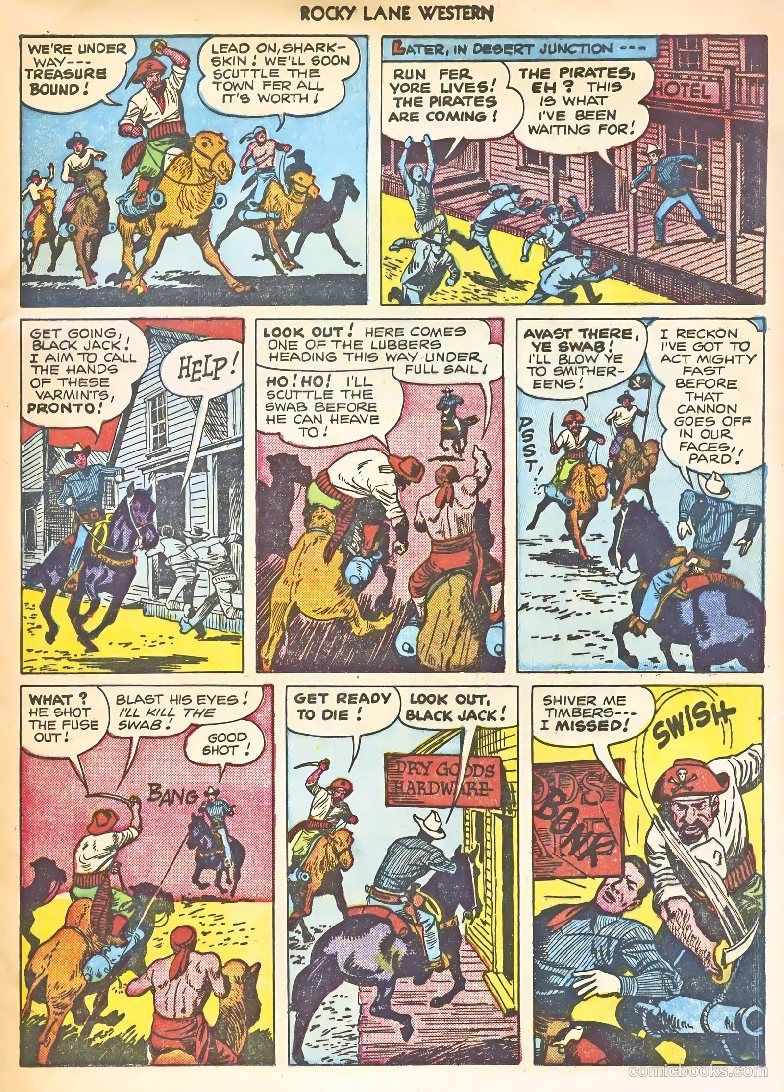 Rocky Lane Western #22 — page 9 of 36