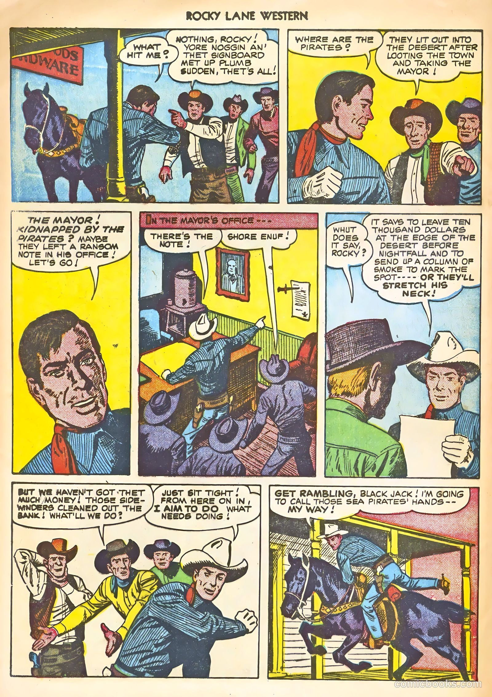 Rocky Lane Western #22 — page 12 of 36