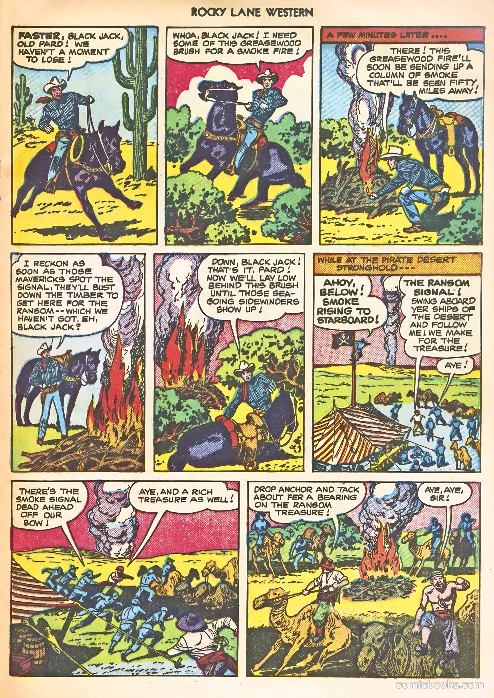 Rocky Lane Western #22 — page 13 of 36