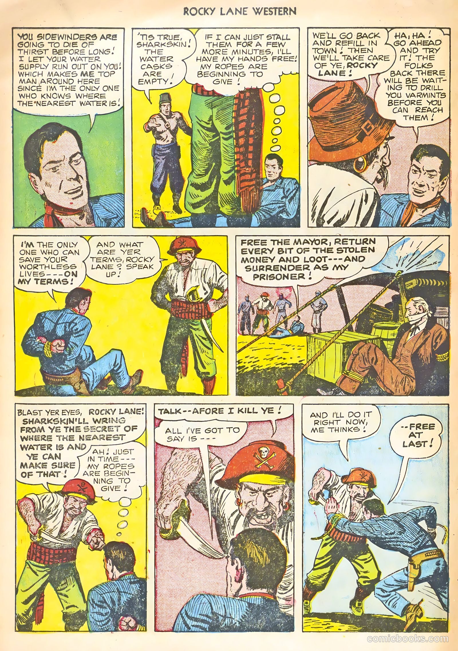 Rocky Lane Western #22 — page 18 of 36