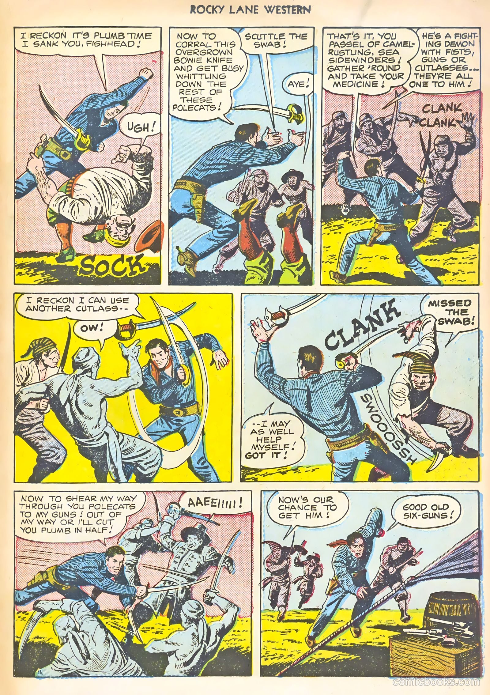 Rocky Lane Western #22 — page 19 of 36
