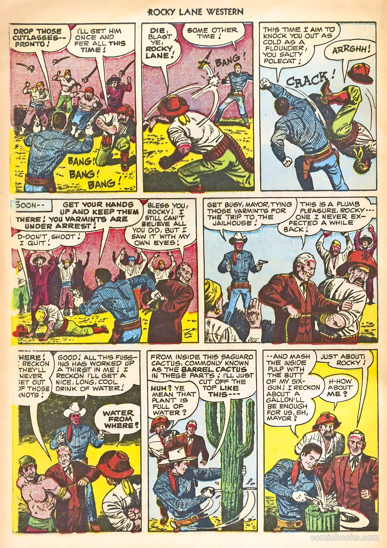 Rocky Lane Western #22 — page 20 of 36